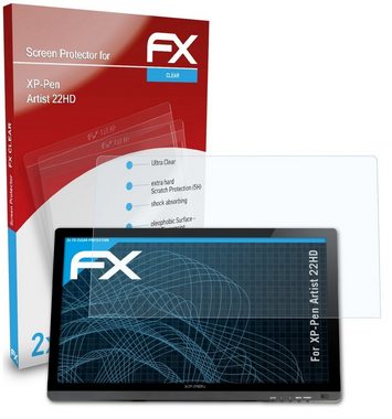 atFoliX Schutzfolie Displayschutz für XP-PEN Artist 22HD, (2 Folien), Ultraklar und hartbeschichtet