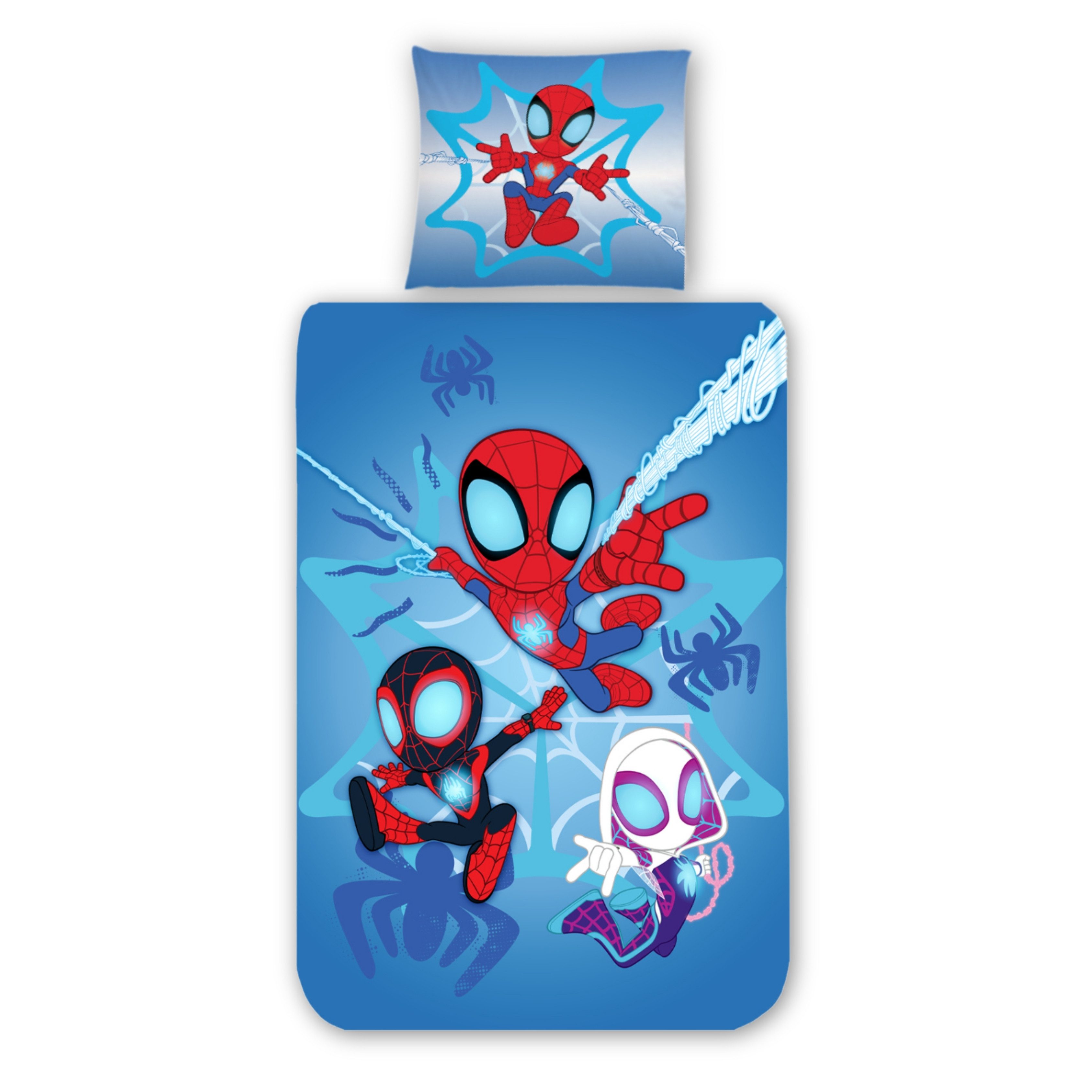MTOnlinehandel Kinderbettwäsche Spidey & Friends "Helden der Nacht", Gesche günstig online kaufen