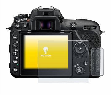 upscreen Schutzfolie für Nikon D7500, Displayschutzfolie, Folie matt entspiegelt Anti-Reflex