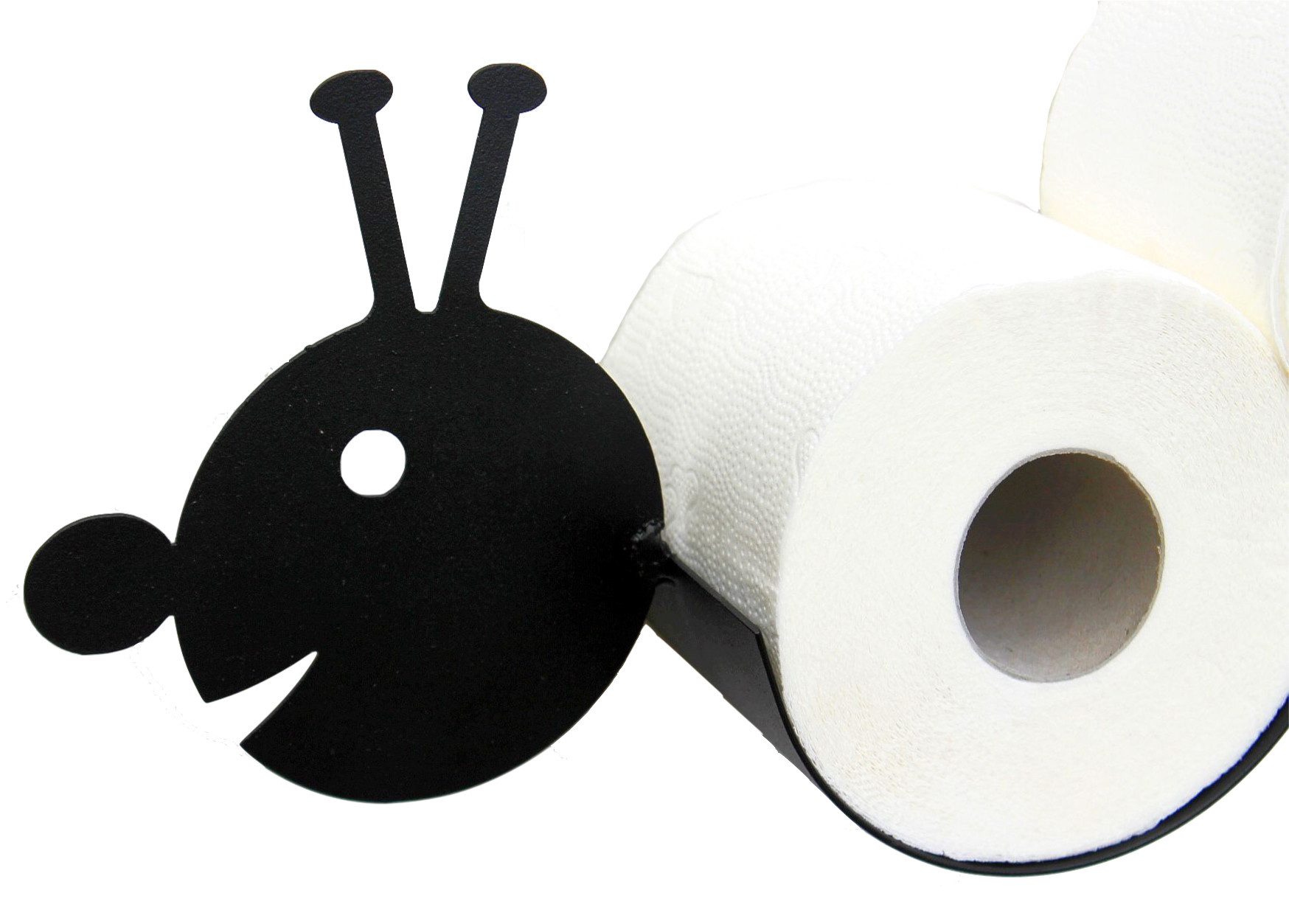 DanDiBo Toilettenpapierhalter Raupe WC Ersatzrollenhalter Wandmontage Schwa günstig online kaufen