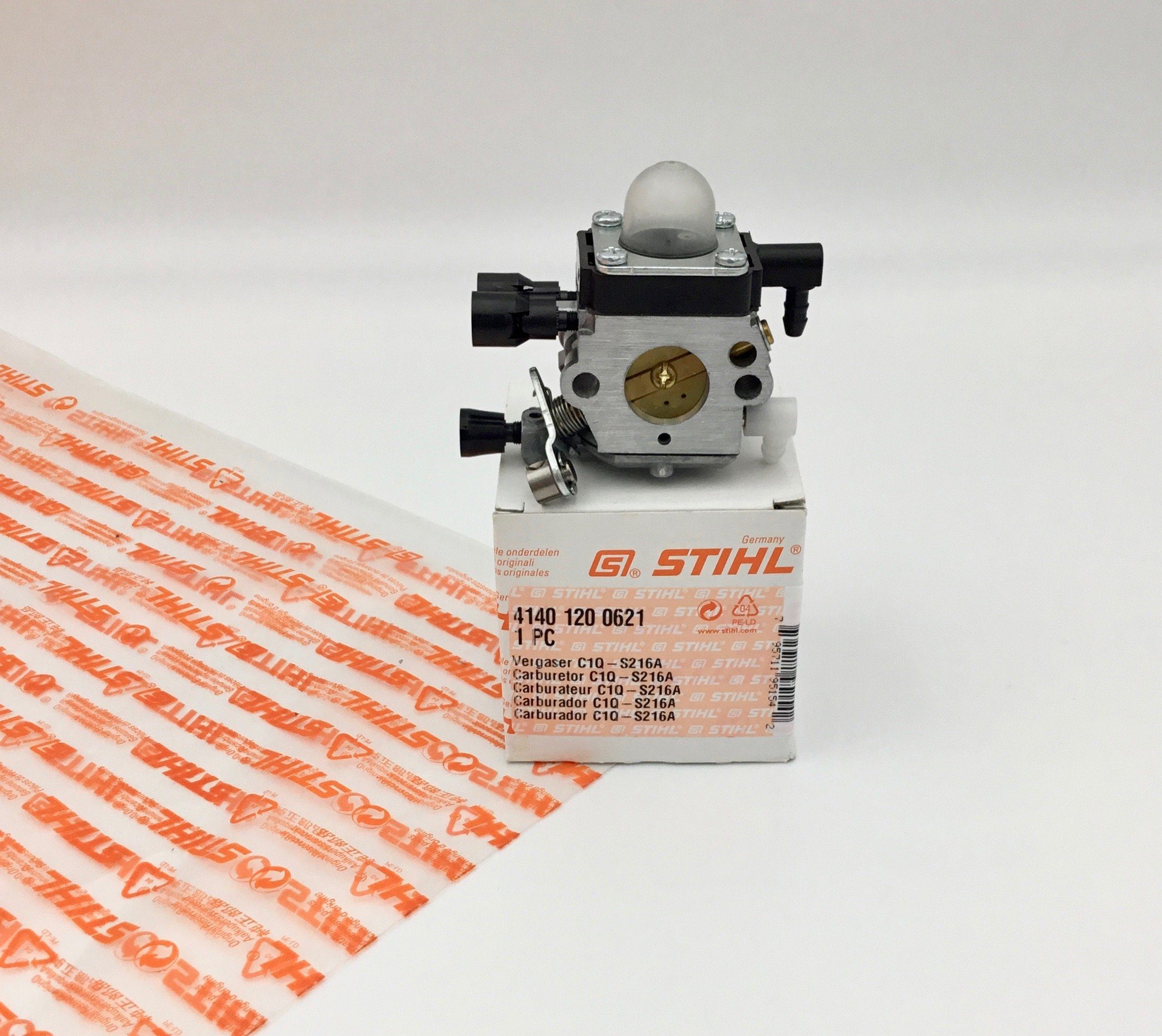 STIHL Benzin-Kettensäge Vergaser C1Q-S216A FS 45 46 38, 41401200621, 0,00 cm Schwertlänge