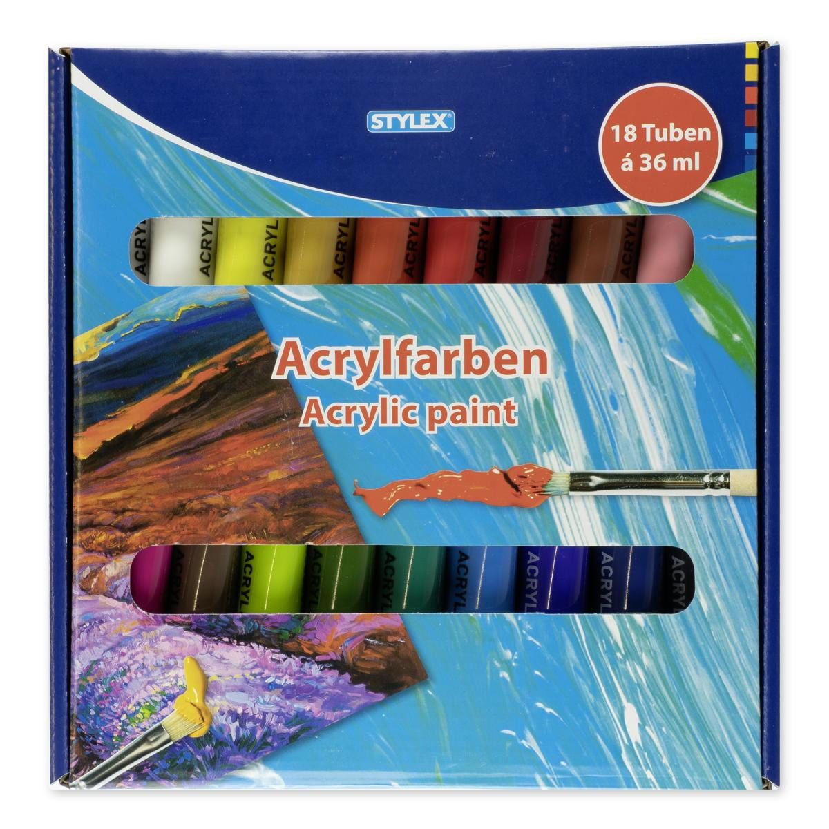 Stylex Kreativset STYLEX Kreativ Set Acryl 29 Teile