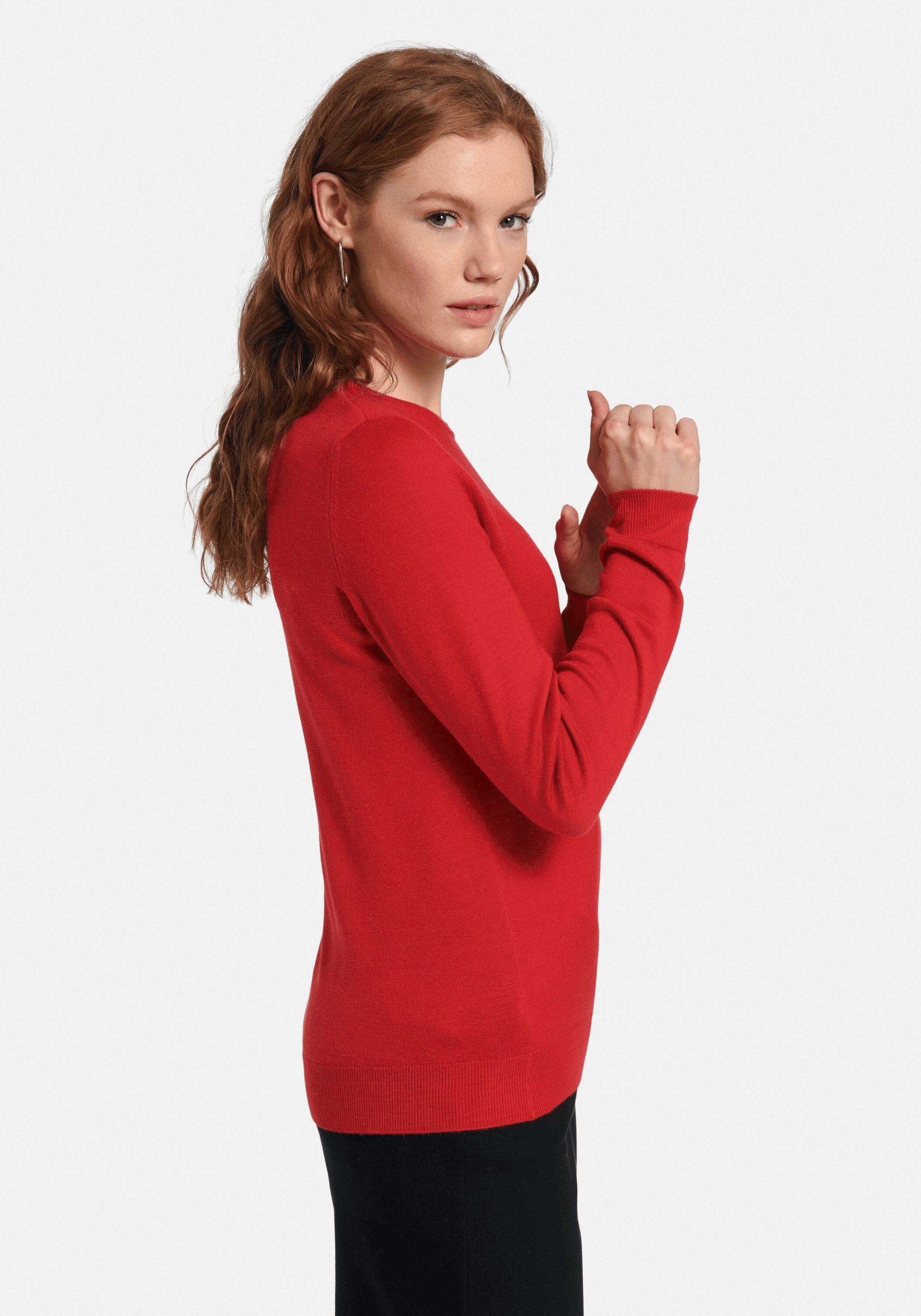 RED new wool Hahn Strickpullover . Peter