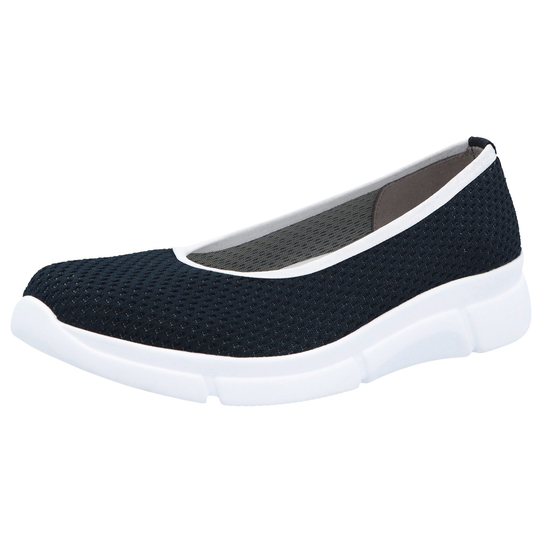 Berkemann weiblich ComfortKnit Cera Ballerina Text Ballerina