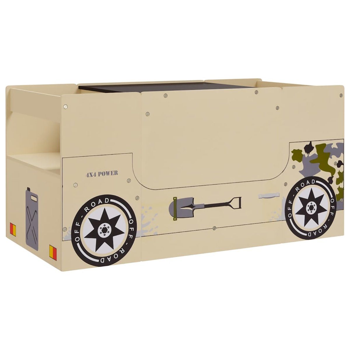 und Stuhlset 3-teiliges Geländewagen vidaXL Design Kindertisch- MDF Bartisch DOTMALL