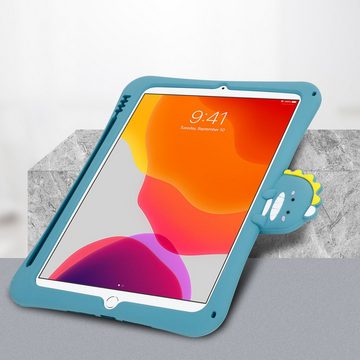 Cadorabo Tablet-Hülle Apple iPad AIR 2013 / PRO (9.7 Zoll) Apple iPad AIR 2013 / PRO (9.7 Zoll), Tablethülle - Schutzhülle für Kinder aus TPU Silikon mit Standfunktion