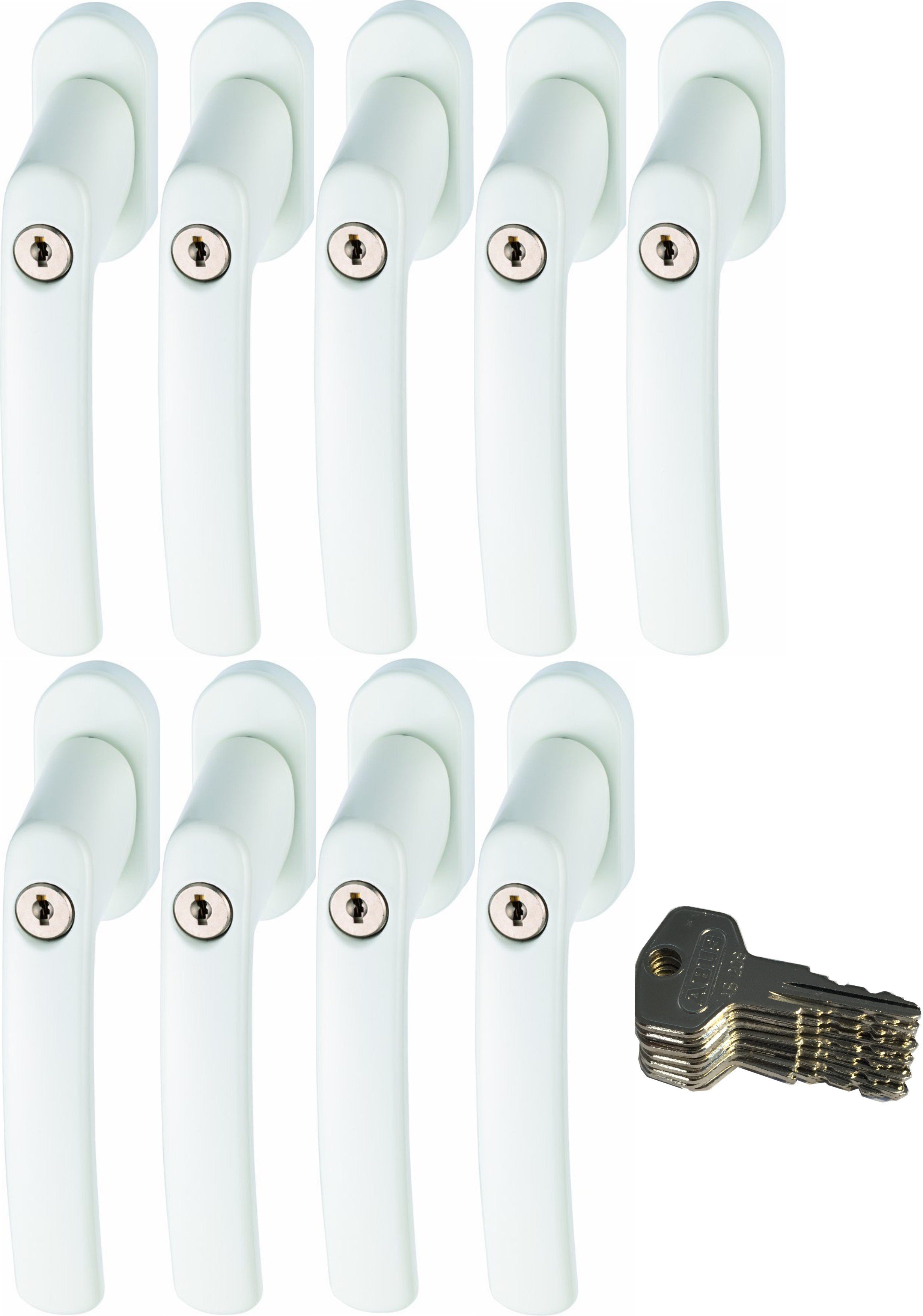 ABUS Fenstergriff ABUS FG200 Weiß, Braun, günstig online kaufen