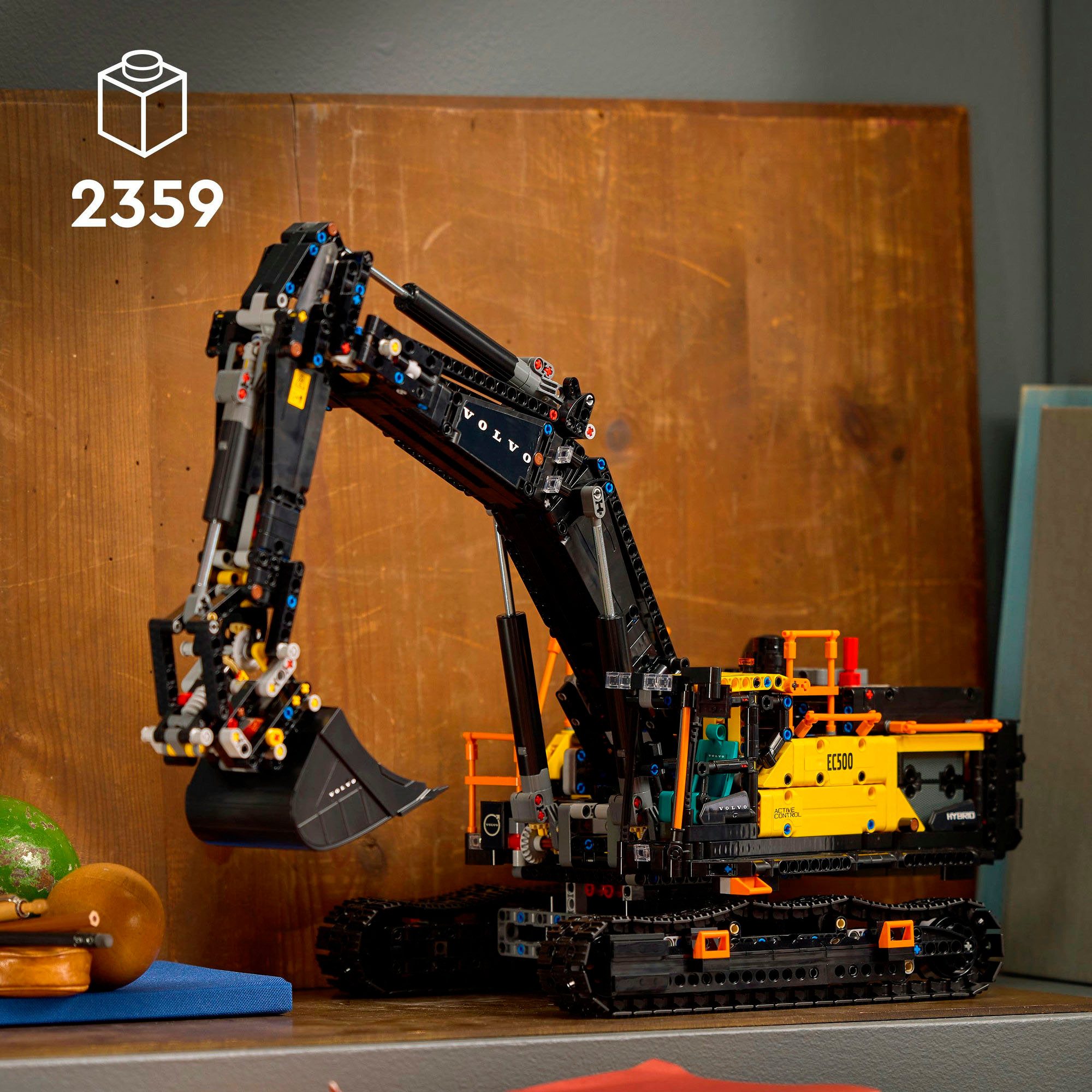 LEGO® Volvo EC500 Hybrid Bagger (42215), LEGO Technic Konstruktionsspielsteine, (2359 St), Made in Europe