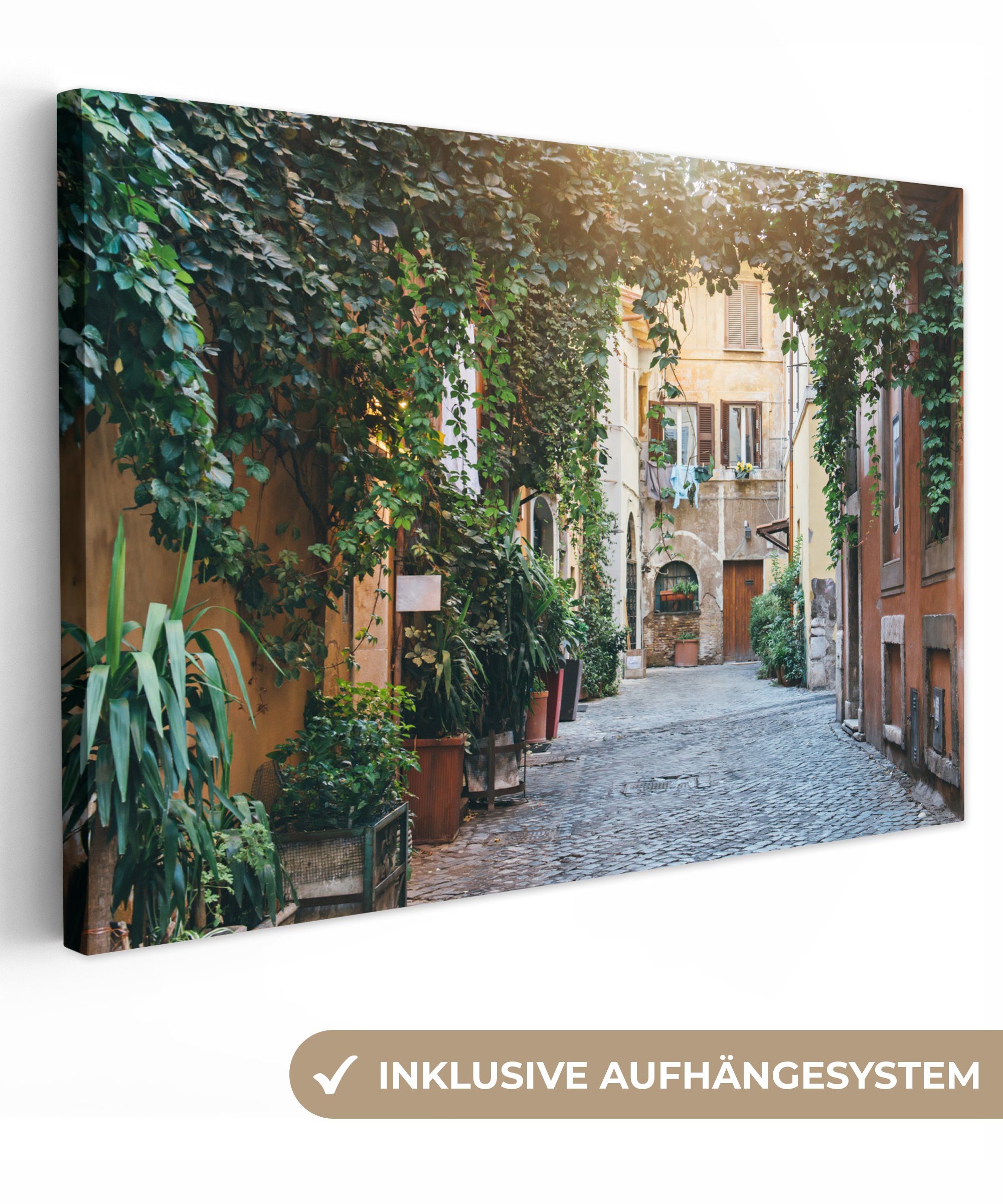 OneMillionCanvasses® Leinwandbild Italien - Straße - günstig online kaufen