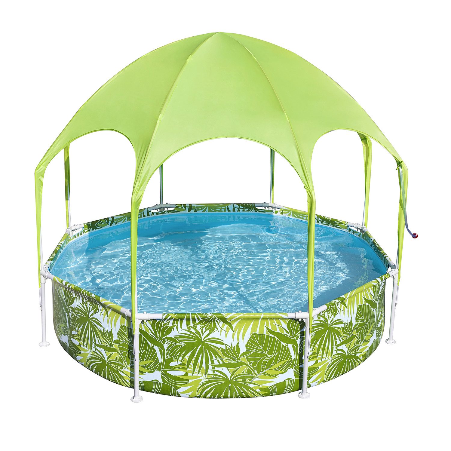 Framepool Steel Pro™ Frame Pool mit Sonnenschutzdach "Splash-in-Shade" ohne