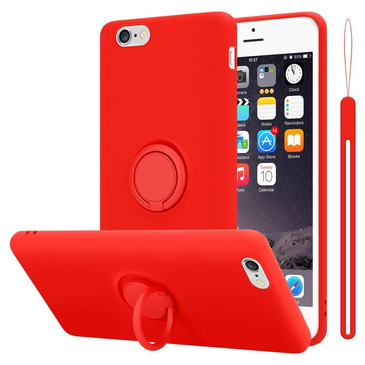 Cadorabo Handyhülle für iPhone 6 / 6S Hülle Apple iPhone 6 / 6S, Robustes Hard Case - Handy Schutzhülle - Hülle - Back Cover Bumper
