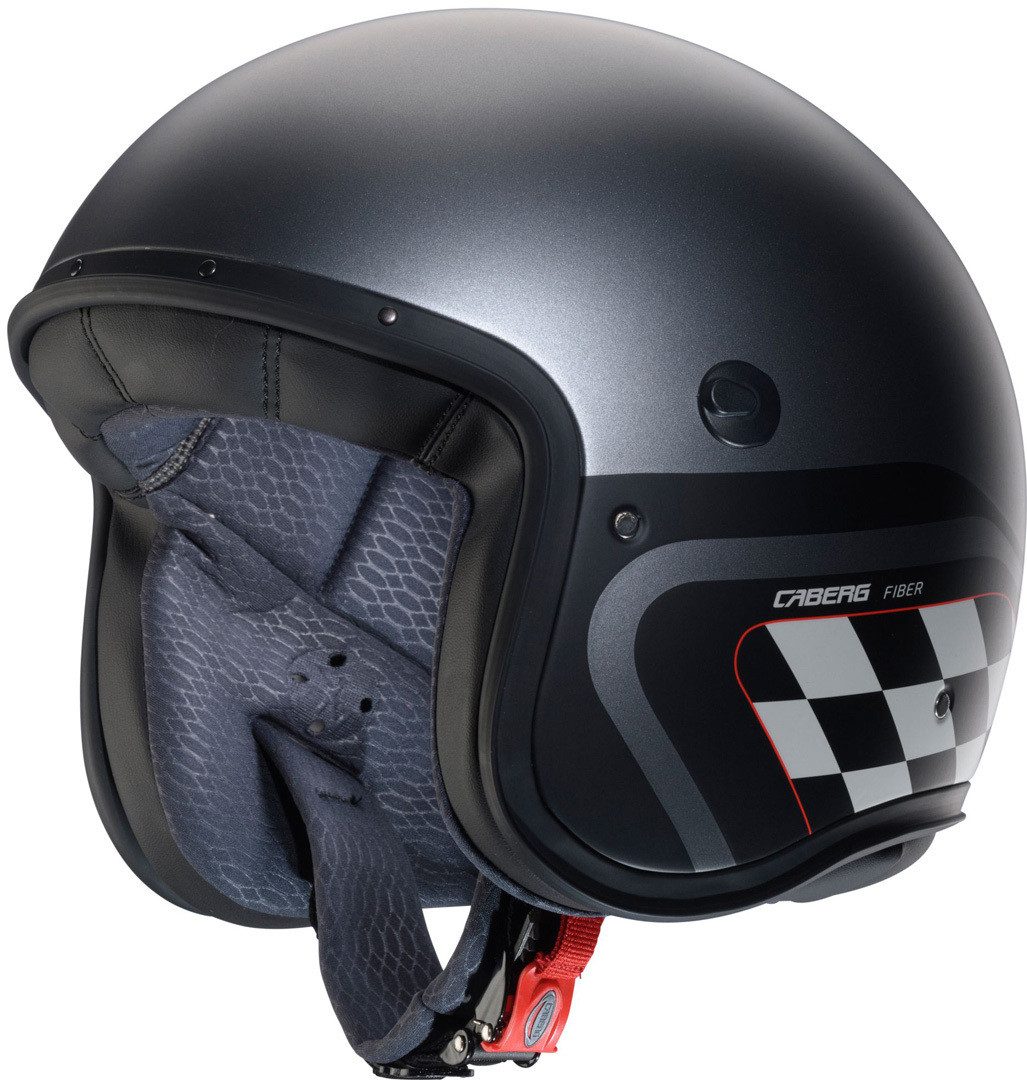 Caberg Motorradhelm Freeride X Daytona Jethelm, vorbereitet für Kommunikationssystem