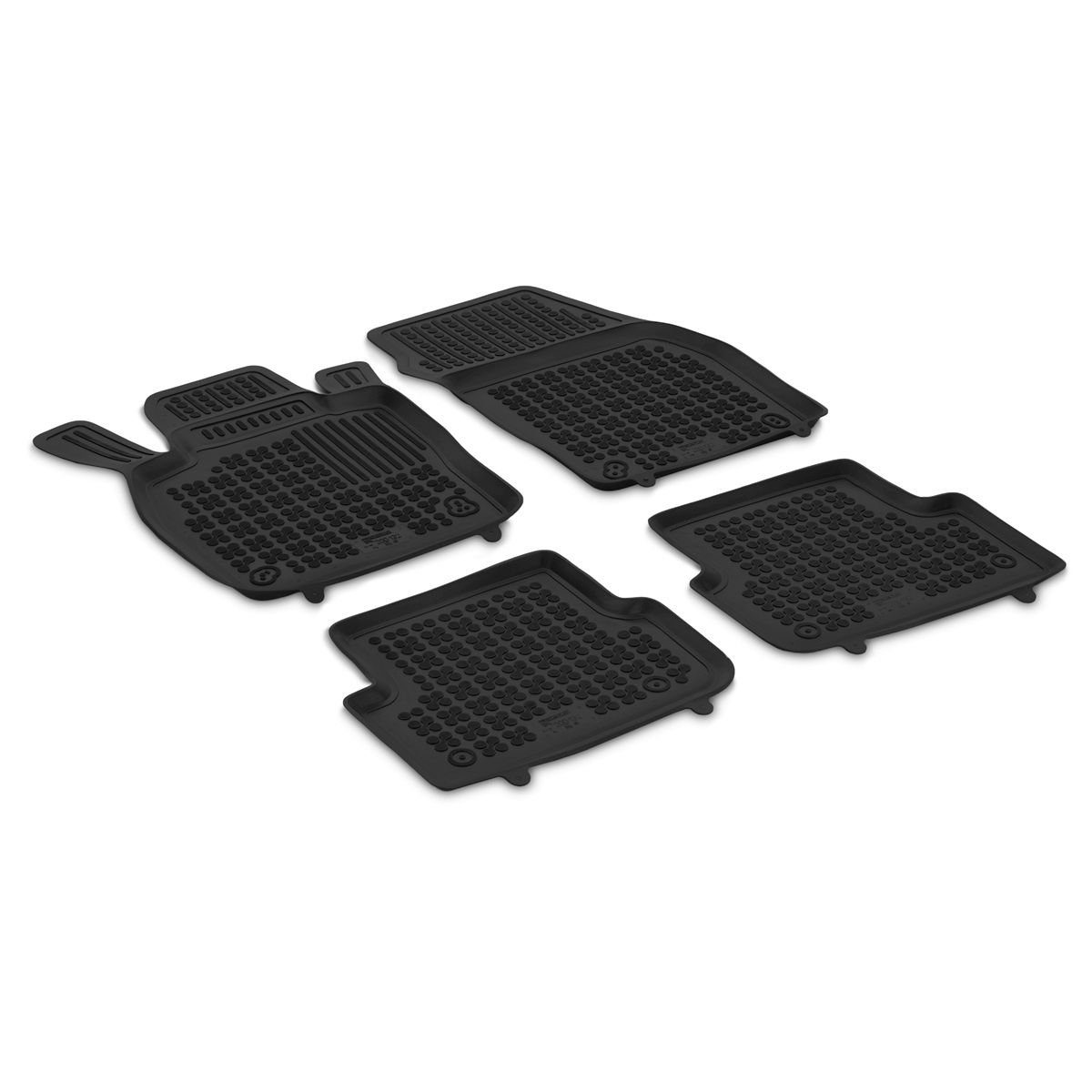 Taigo für Hohe 4-tlg., Taigo Auto-Fußmatten für passend SUV VW Coupé Gummi-Fußmatten ab AZUGA 2021 VW