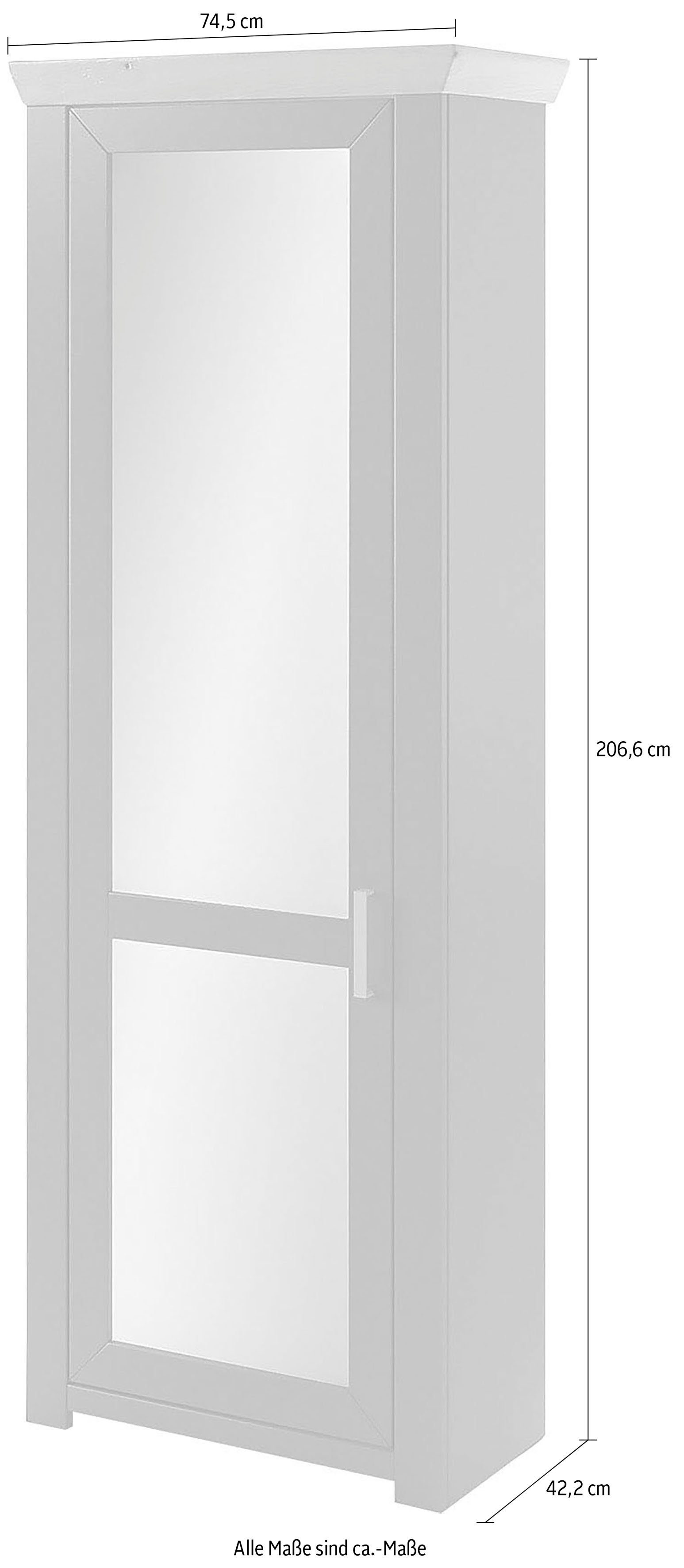 GA-01 set Breite 74,5 by one Musterring Kleiderschrank cm