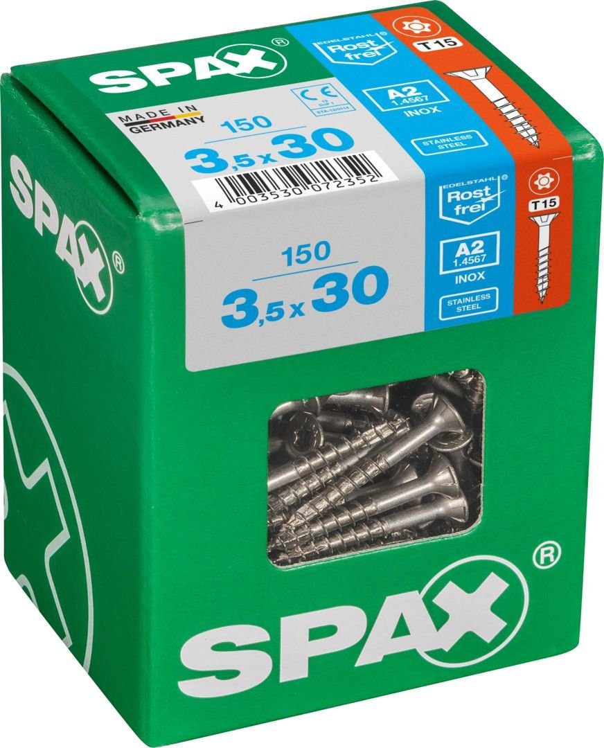 Holzbauschraube TX 150 SPAX mm 15 30 3.5 Spax - Universalschrauben x