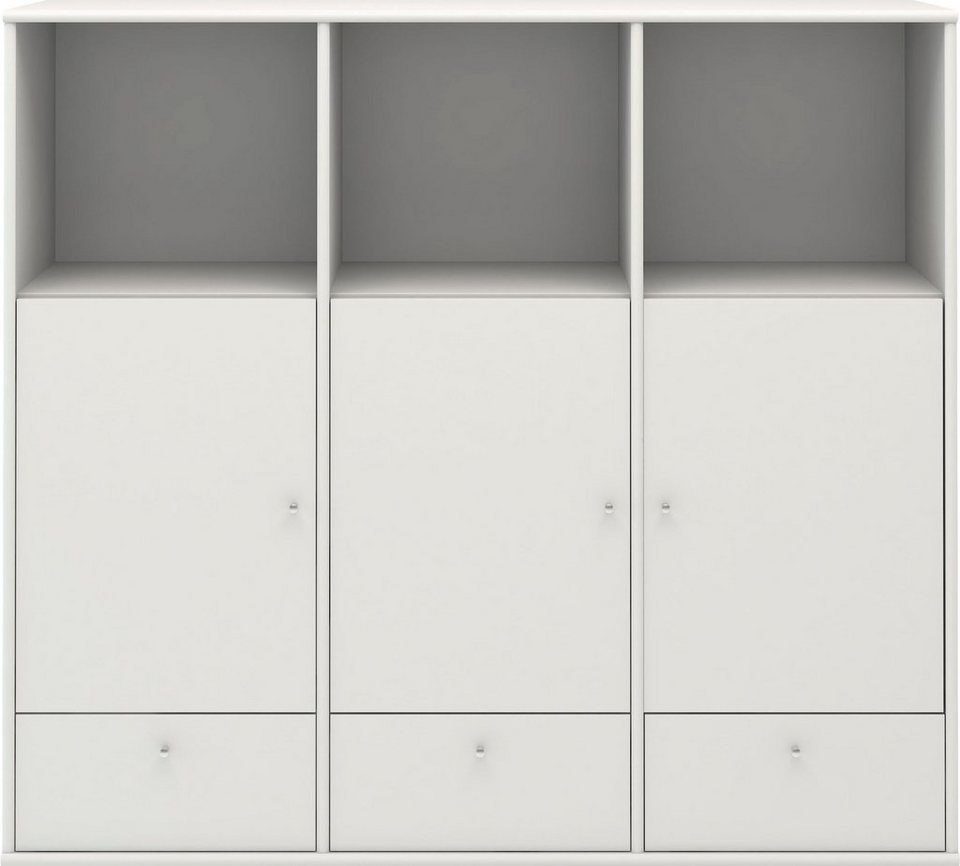 Hammel Furniture Highboard Mistral Hochkommode, Hochschrank, mit Türen und  Schubladen, Breite: 133cm, anpassungsbar Designmöbel