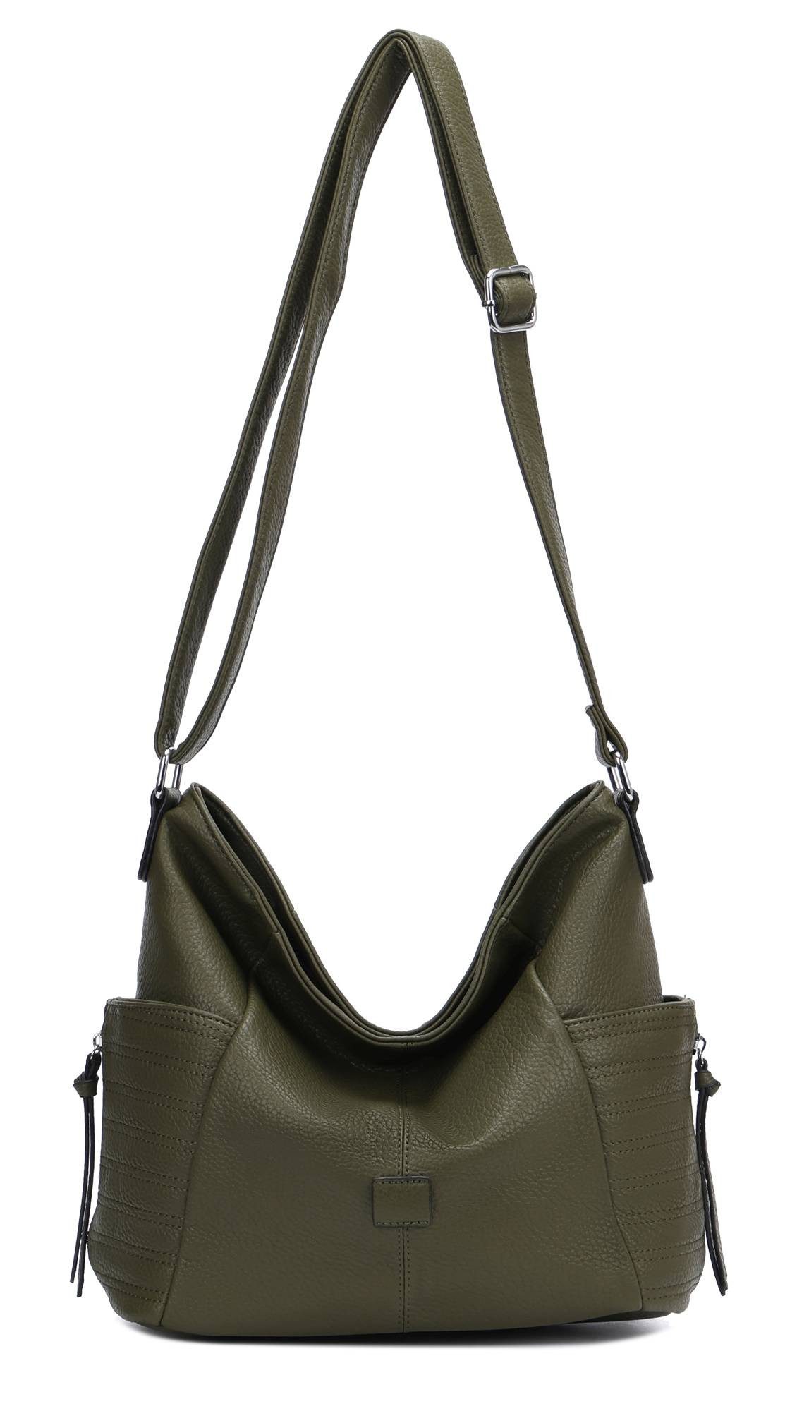 Schultertasche Damen Tasche Shopper CrossOver