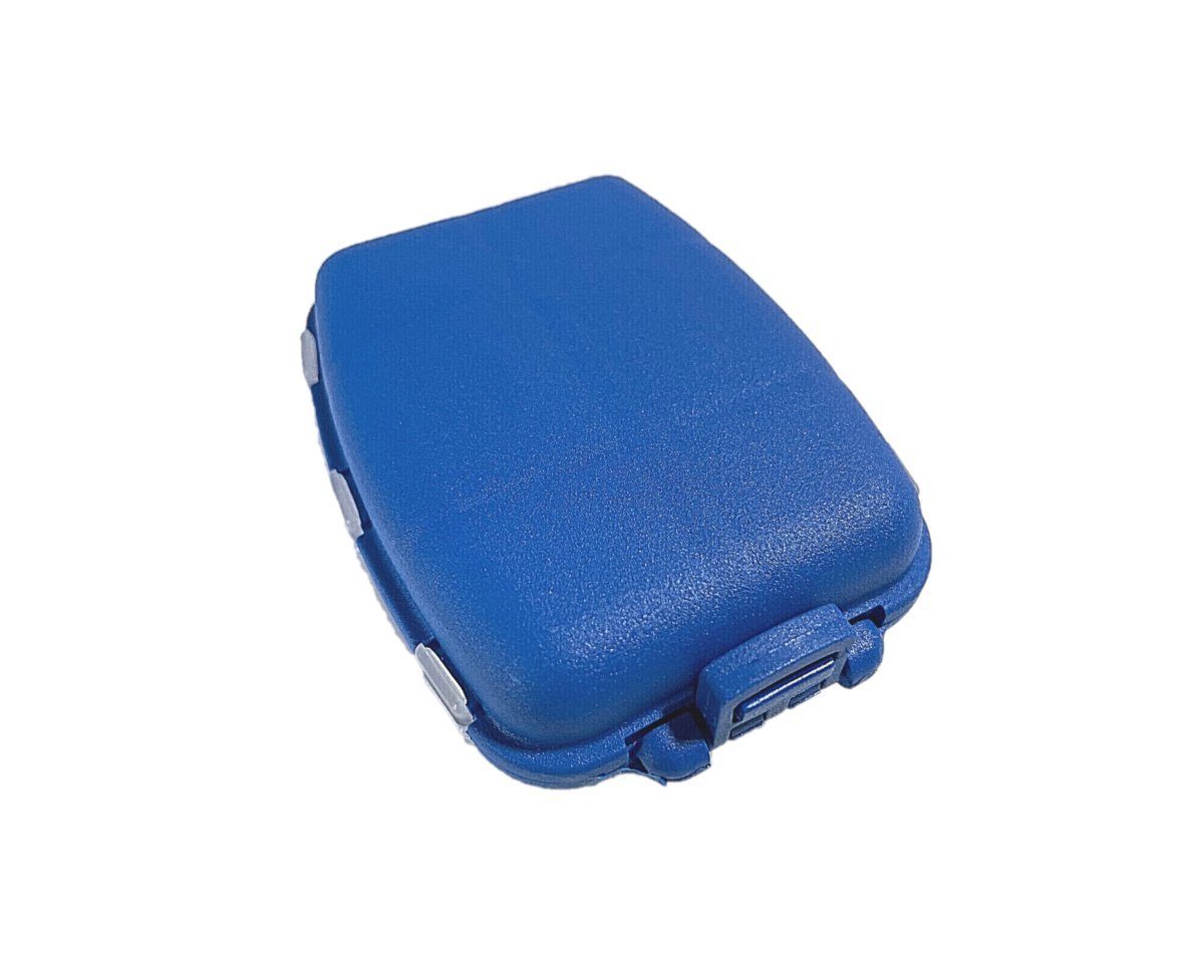Anplast Angelkoffer Tackle Box 12 - S - Kammerbehälter lose Haken - Wirbel Zubehörbox Blau