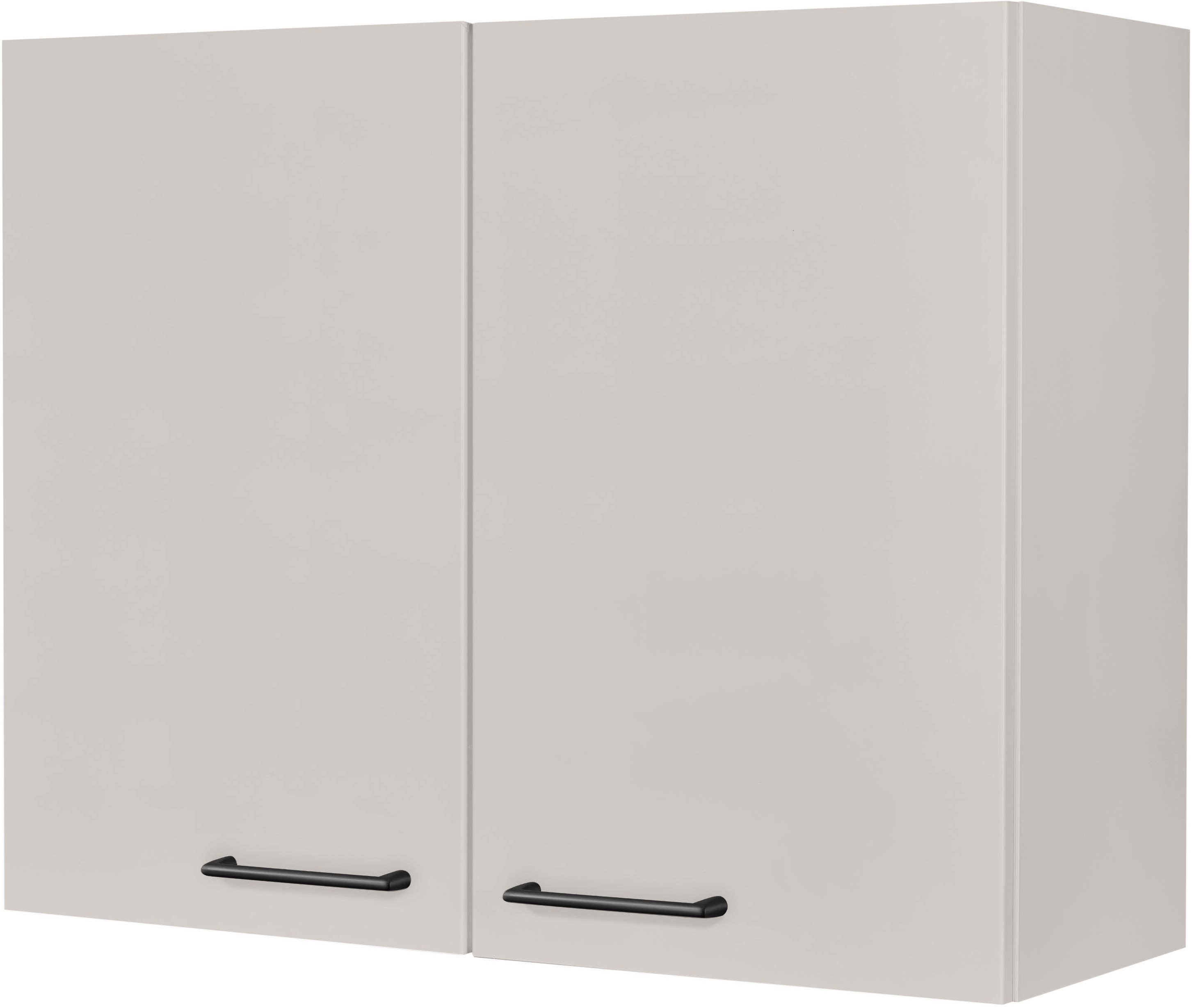 nobilia® Hängeschrank "MIAMI", vormontiert, mit zwei Einlegeböden, Breite 90 cm