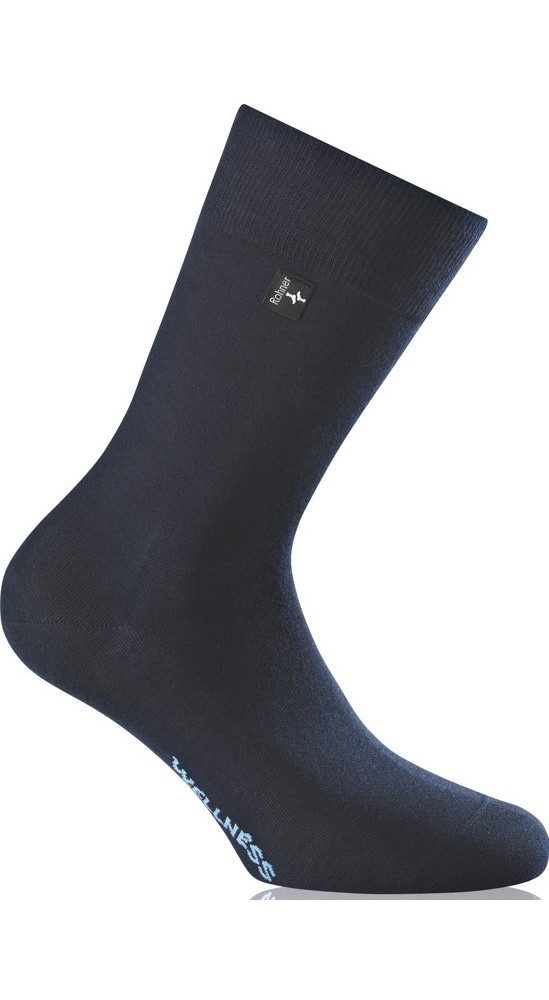 Rohner Socks Businesssocken Crew Casual schwarz Herren - 1 Paar