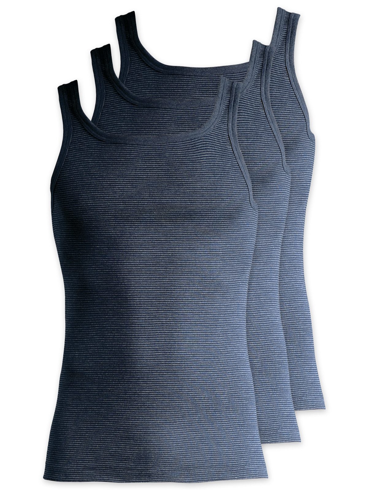 ESGE - Die Wäsche-Macher Achselhemd 3er Pack Herren Unterhemd Jeans (Packun günstig online kaufen