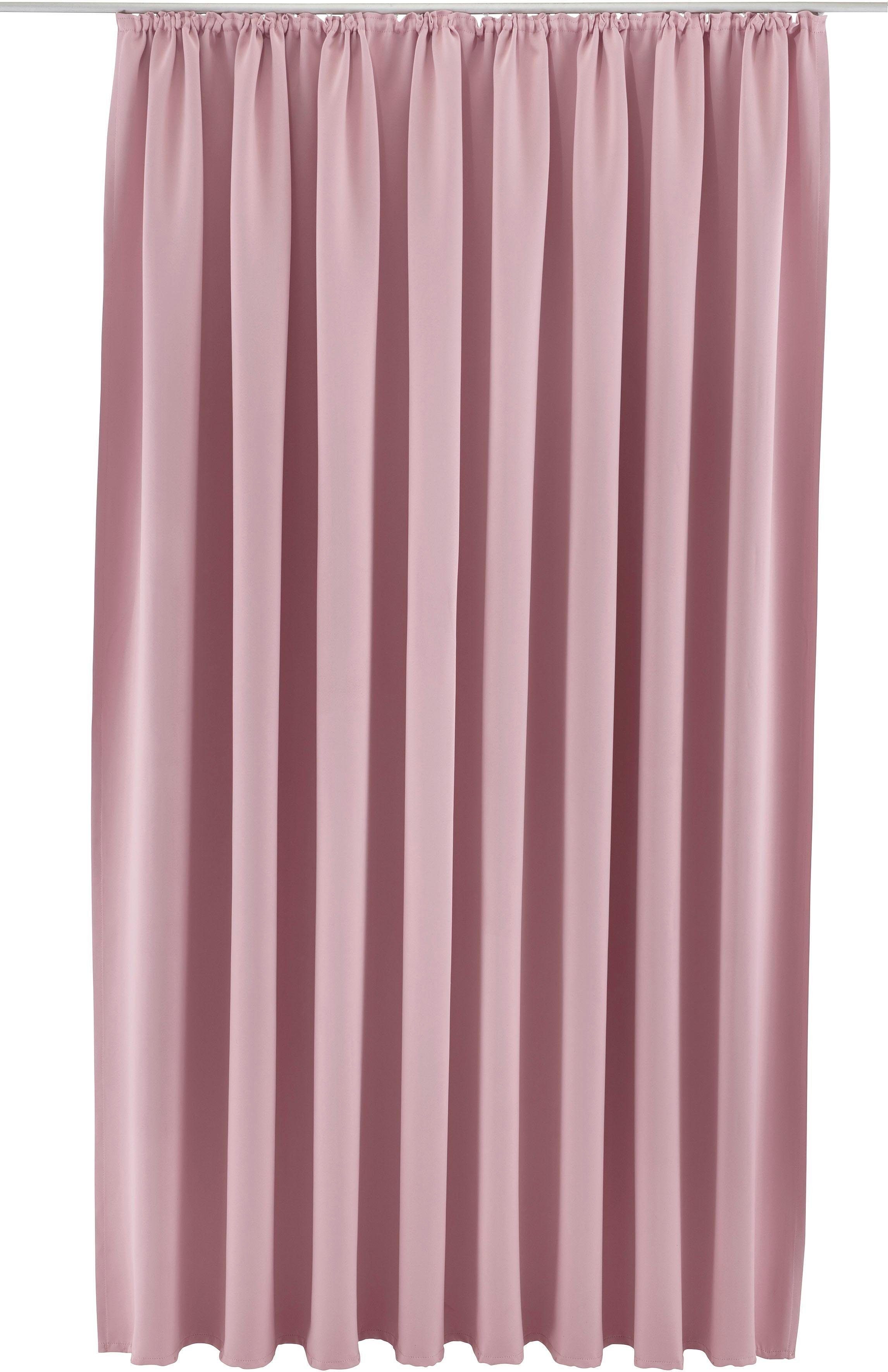 Verdunkelungsvorhang Solana, my home, rosa (1 Breite Kräuselband St), Raumteiler cm, Überbreite, 280 einfarbig, verdunkelnd