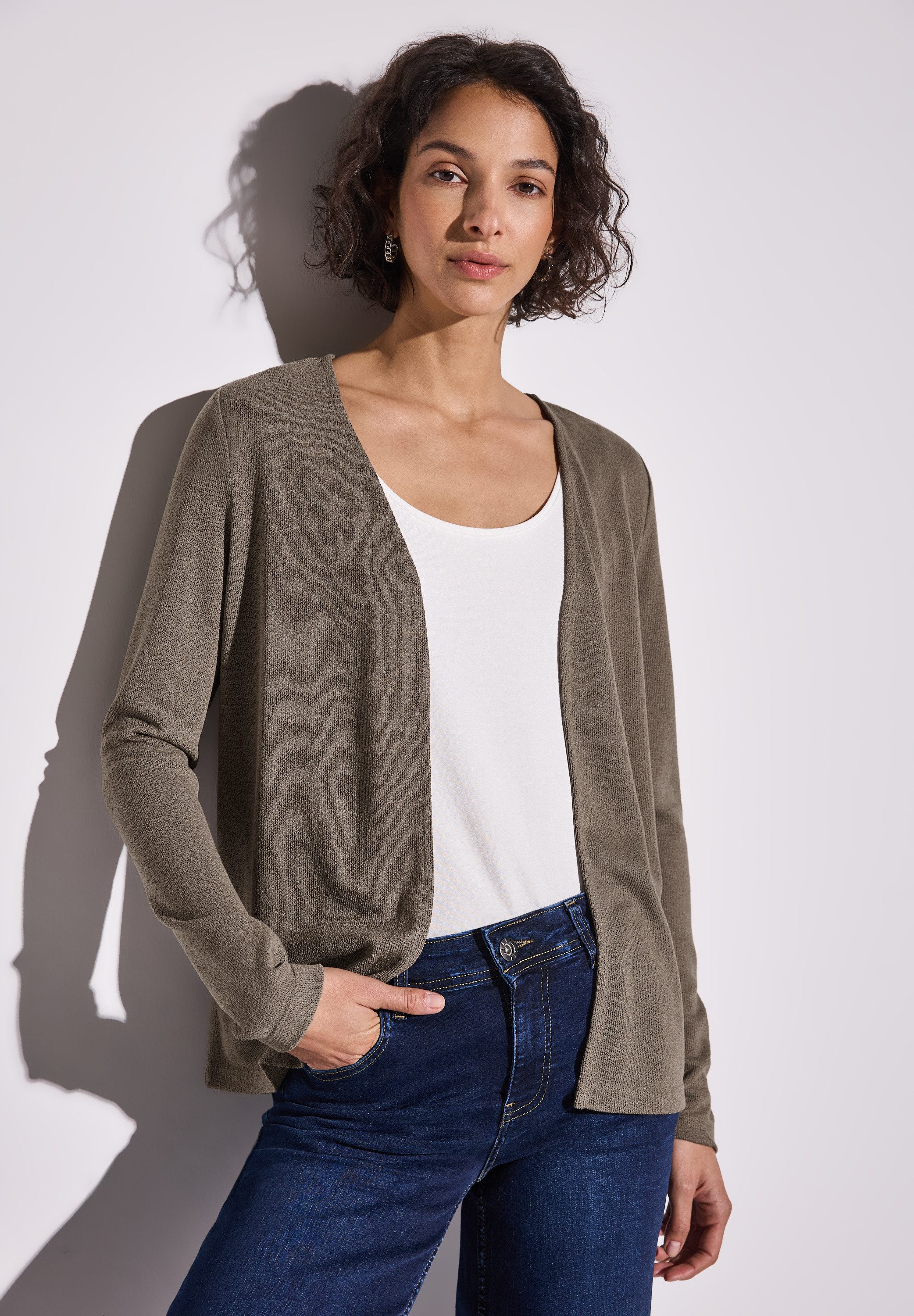 STREET ONE Shirtjacke NETTE im Strick günstig online kaufen