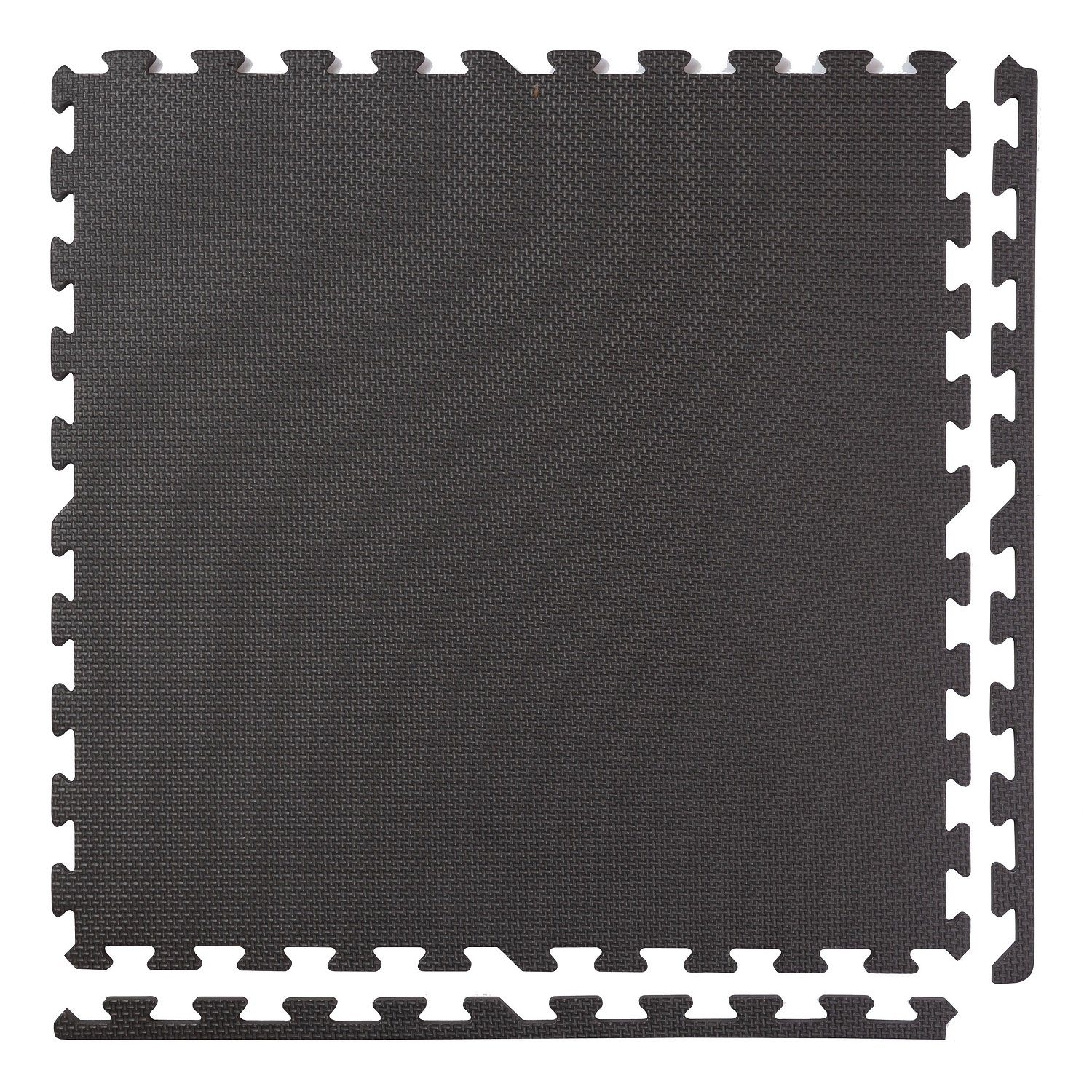 BodenMax Bodenturnmatte BodenMax Schutzmatten Set (Schwarz) (6 Stück, 6-St), inklusive 12 Randstücke