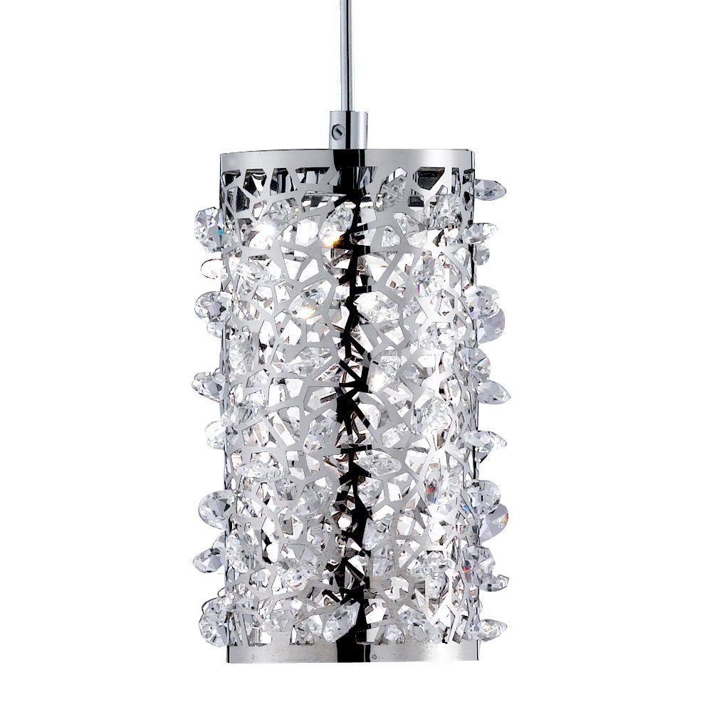FISCHER & HONSEL LED GLOSSY Pendelleuchte, LED-Leuchtmittel Warmweiß, verbaut, Wohnraum Kristall Pendelleuchte LED fest für Ihren