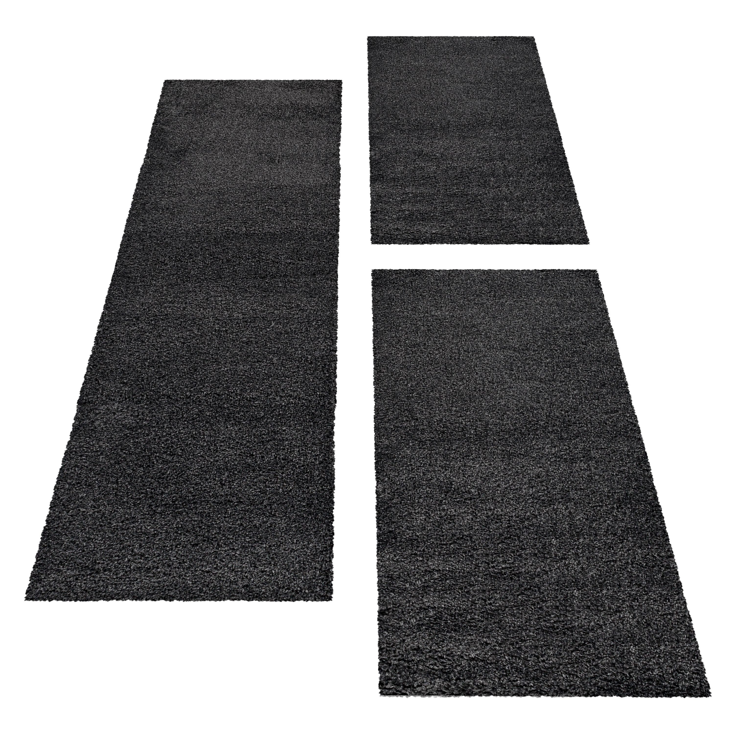 SIMPEX24 Hochflor-Bettumrandung Unicolor - Einfarbig, Höhe günstig online kaufen