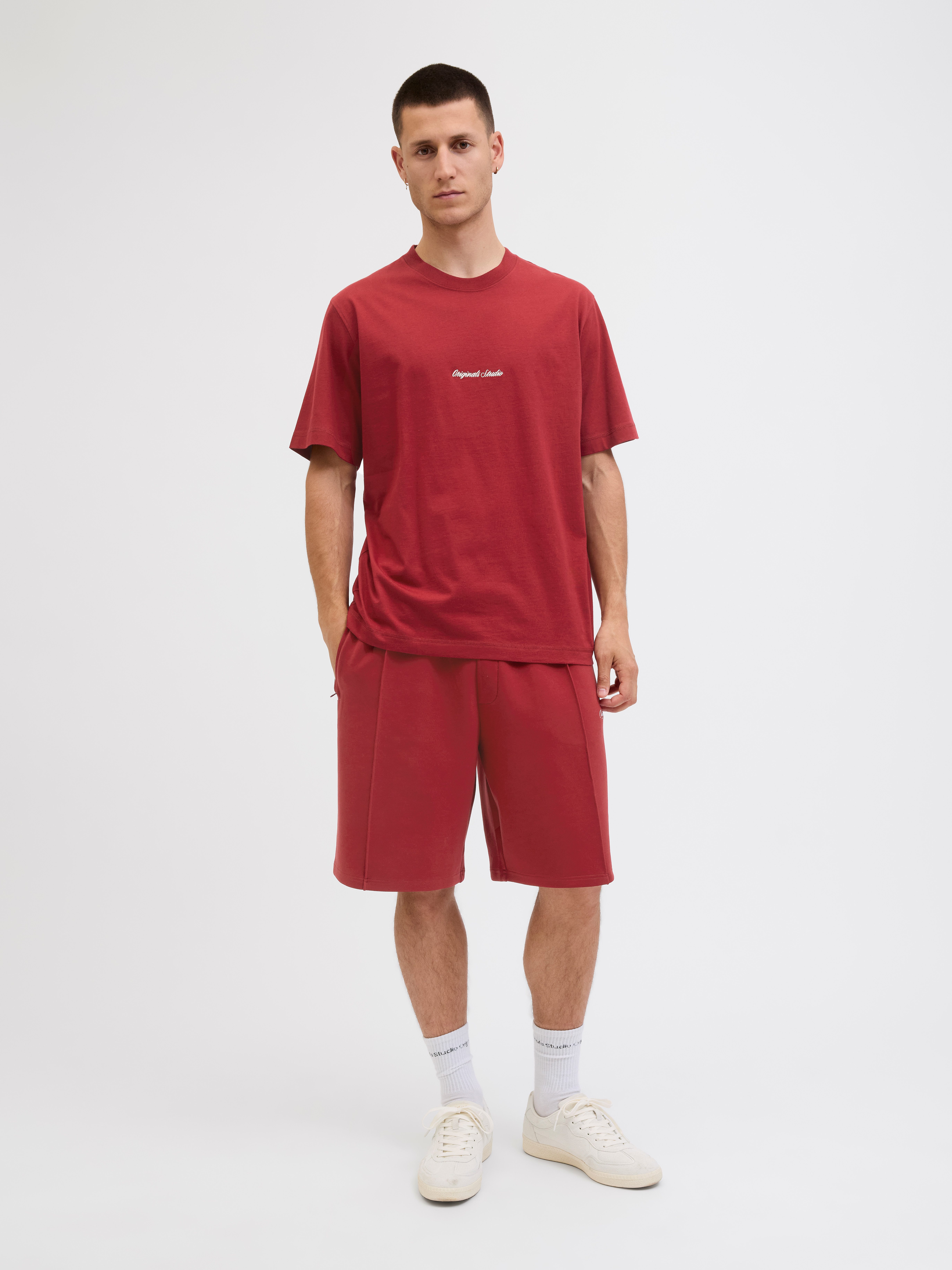 Jack & Jones Rundhalsshirt JORNORREBRO EMB TEE SS CREW NECK NOOS Baumwolle, locker geschnitten – Bild 4 von 5