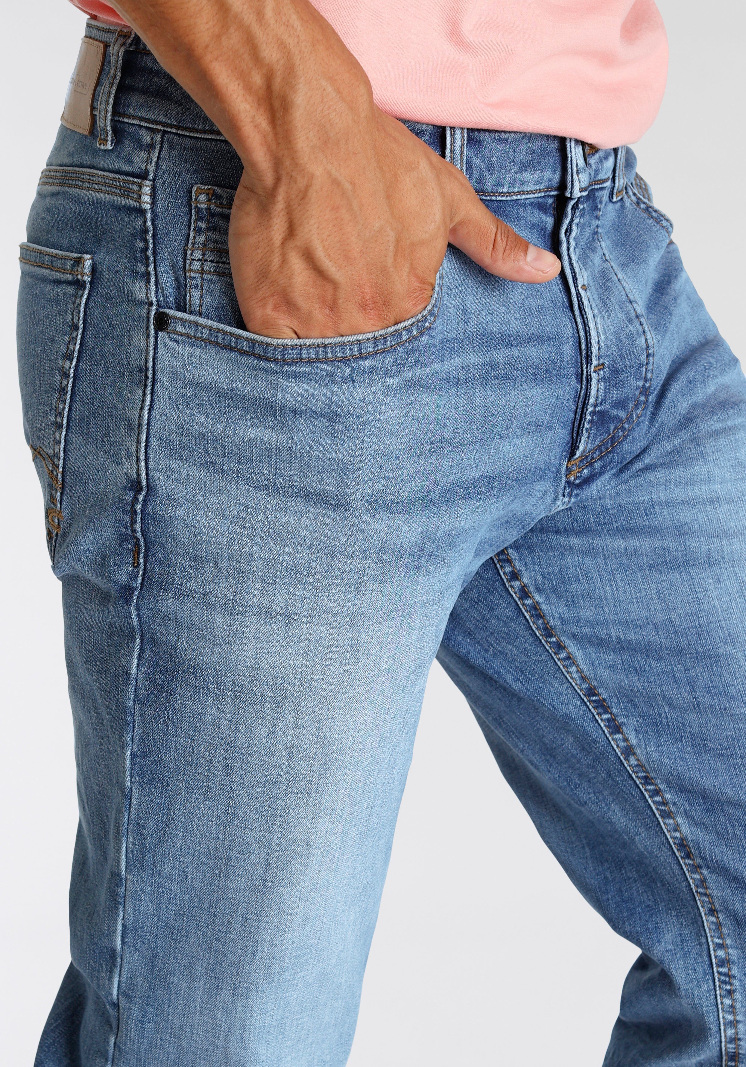 camel active 5-Pocket-Jeans WOODSTOCK ocean-blue