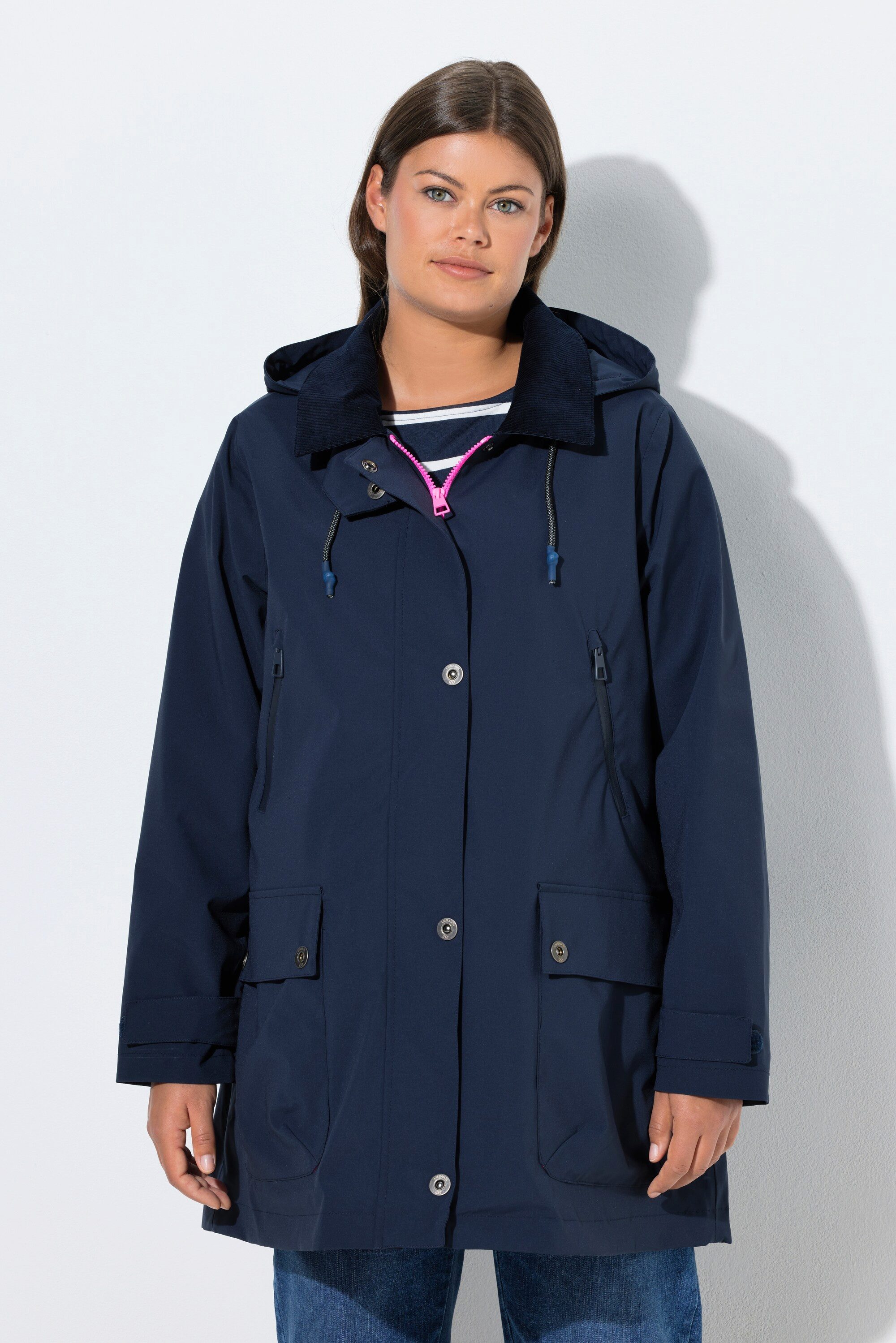 Laurasøn Funktionsjacke 4 Jahreszeiten Funktionsjacke abknöpfbare Kapuze
