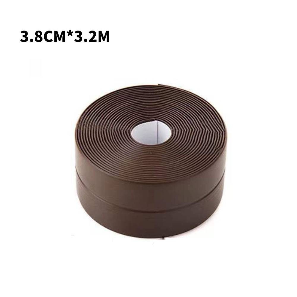 Blusmart Dichtungsband Dichtungsband für Küche und Bad, (Selbstklebend Abdichtungsband Wasserdicht, 0,38m*3,2m), Für Küche und Bad zum Abdichten von Wannen, Waschbecken