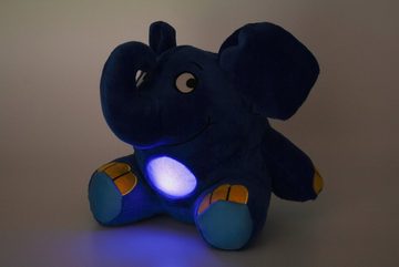 ANSMANN AG LED Nachtlicht LED Nachtlicht Elefant Kuscheltier inkl. Batterien & Musik Funktion