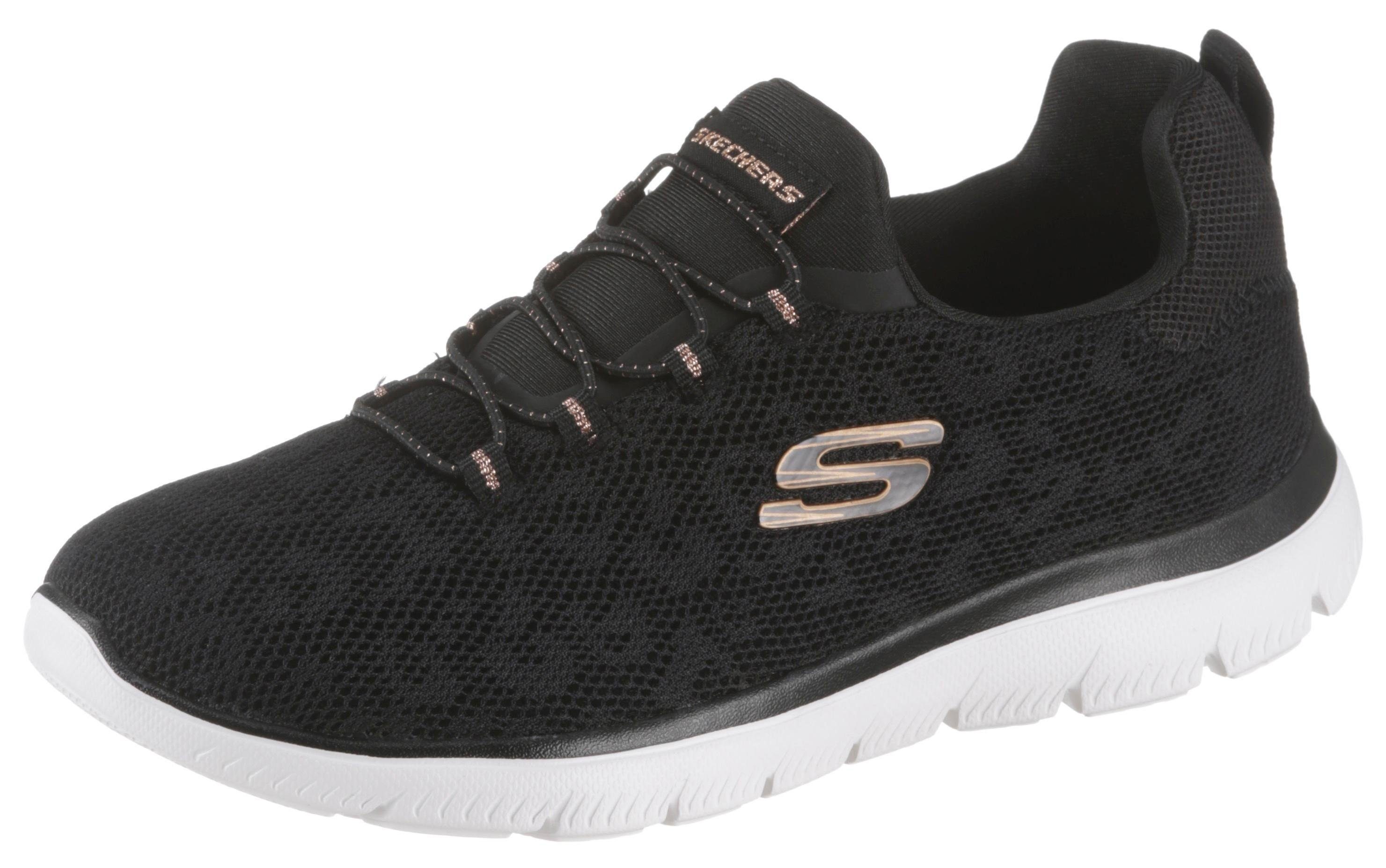 Skechers Summits Slip-On Sneaker Slipper, Freizeitschuh, Komfortschuh mit Memory Foam