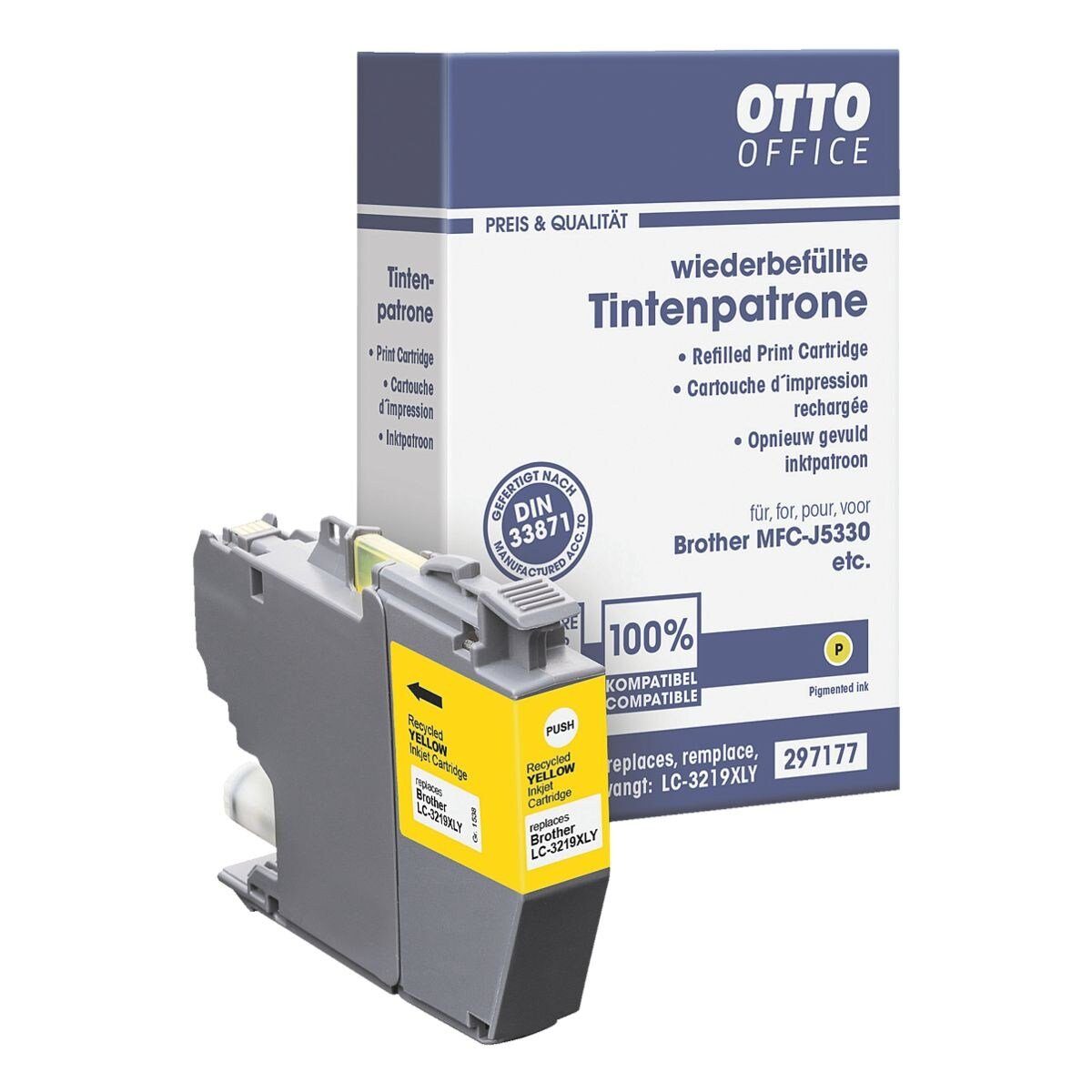 Otto Office  Office LC-3219XLY Tintenpatrone (ersetzt Brother »LC-3219XLY«, gelb)