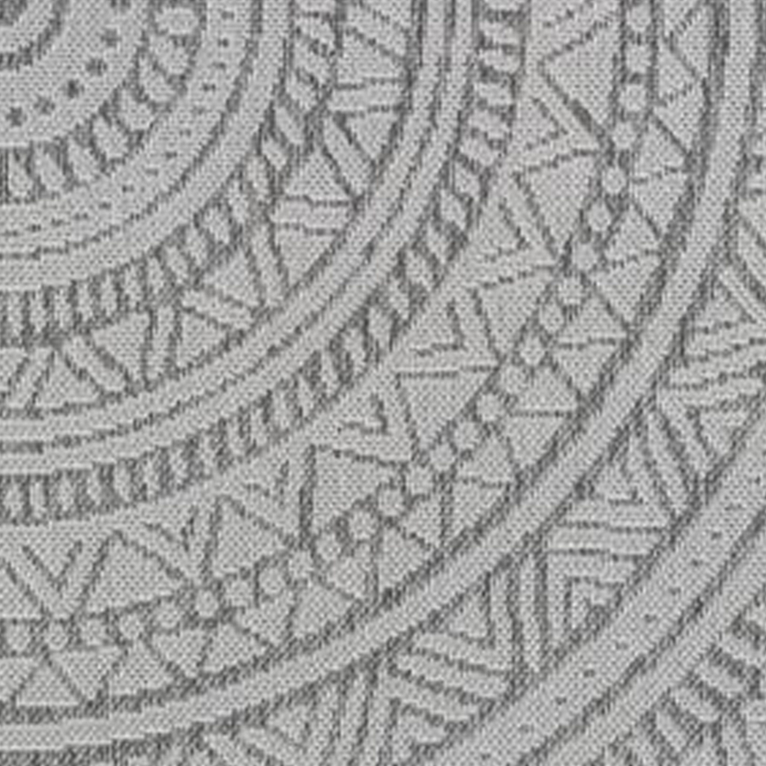 Carpetia Outdoorteppich zeitlos, rund, Höhe: 5 mm, pflegeleicht, wetterbeständig, für Innen- und Außenbereich geeignet