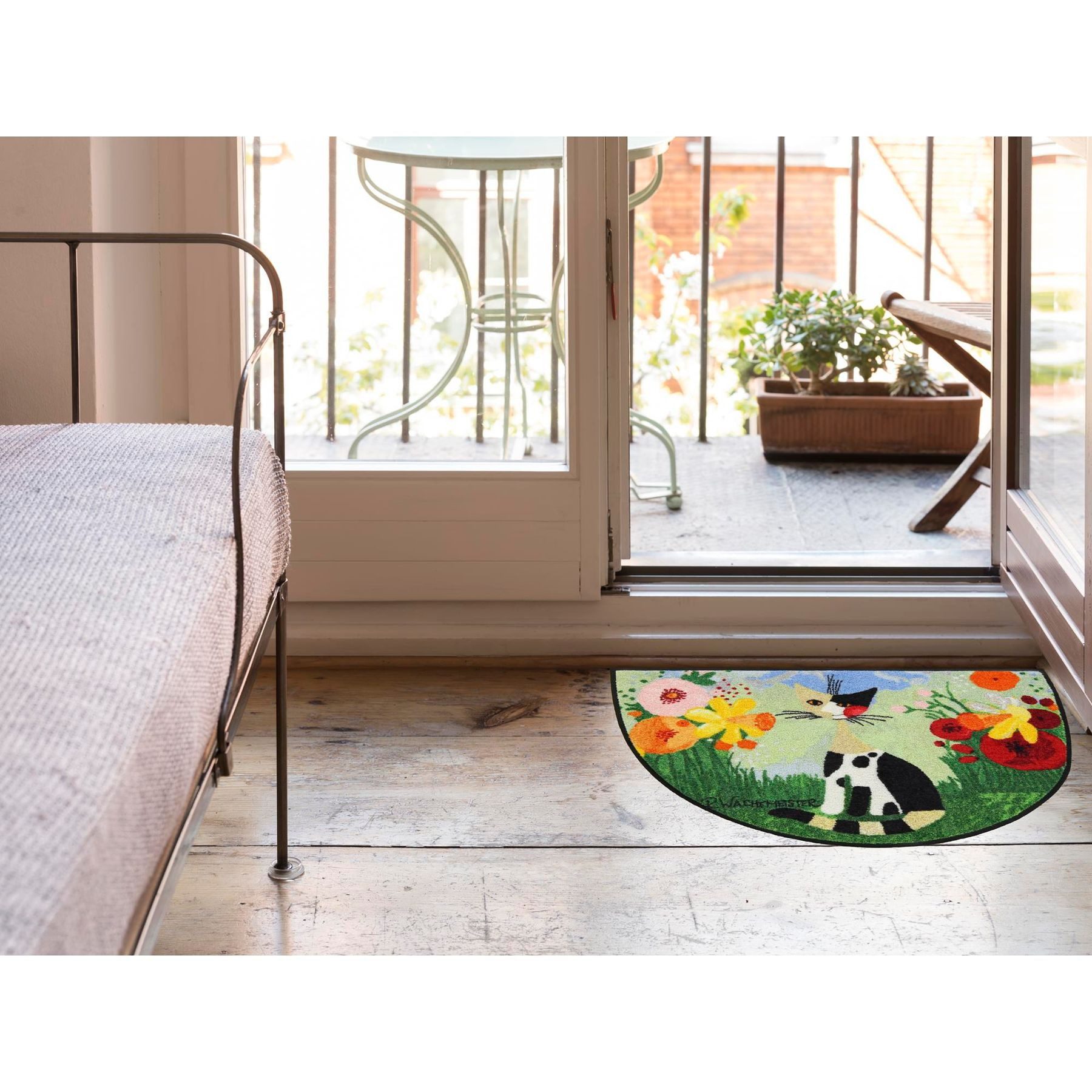 Salonloewe Fußmatte Fußmatte 60x85 Rosina Wachtmeister Annette halbrund, Halbrund, Höhe: 600 mm