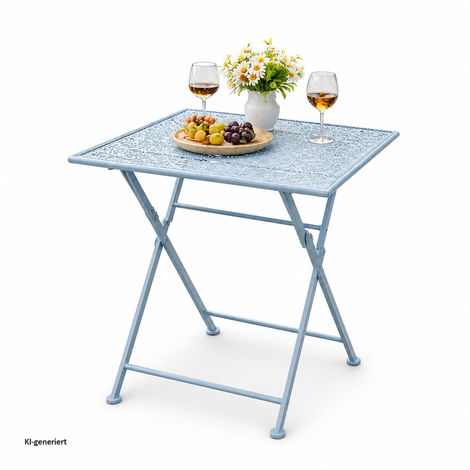 HTI-Living Gartentisch Gartentisch Solea Blau (1 Stück, 1-St., 1 Gartentisch), Klapptisch