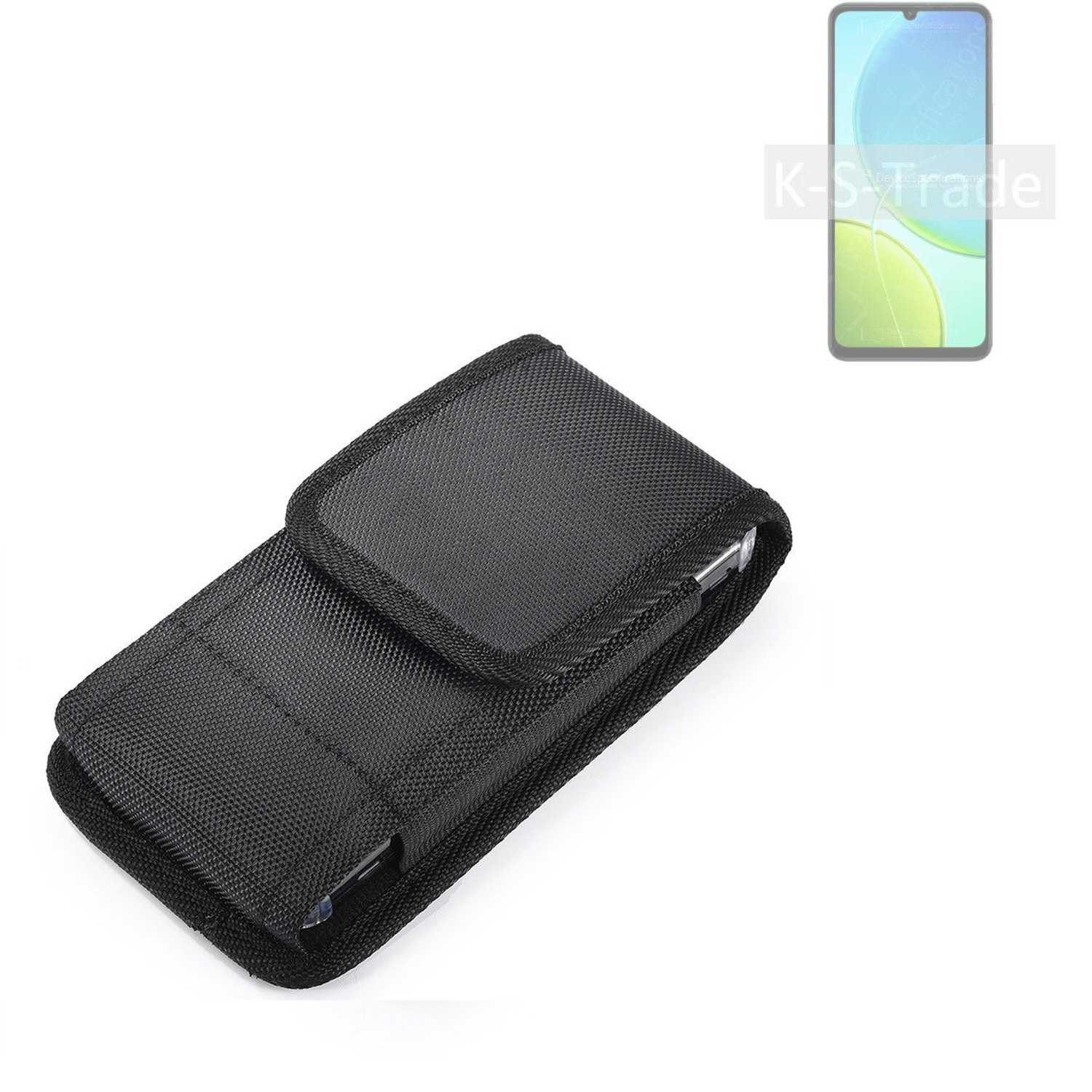 K-S-Trade Kameratasche für Vivo Y37c, Holster Gürteltasche Holster Gürtel Tasche wasserabweisend Handy