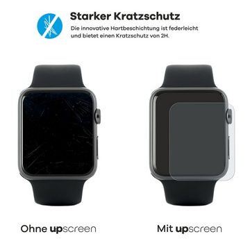 upscreen Schutzfolie für Sross Smartwatch 1.43", Displayschutzfolie, Folie Premium matt entspiegelt antibakteriell