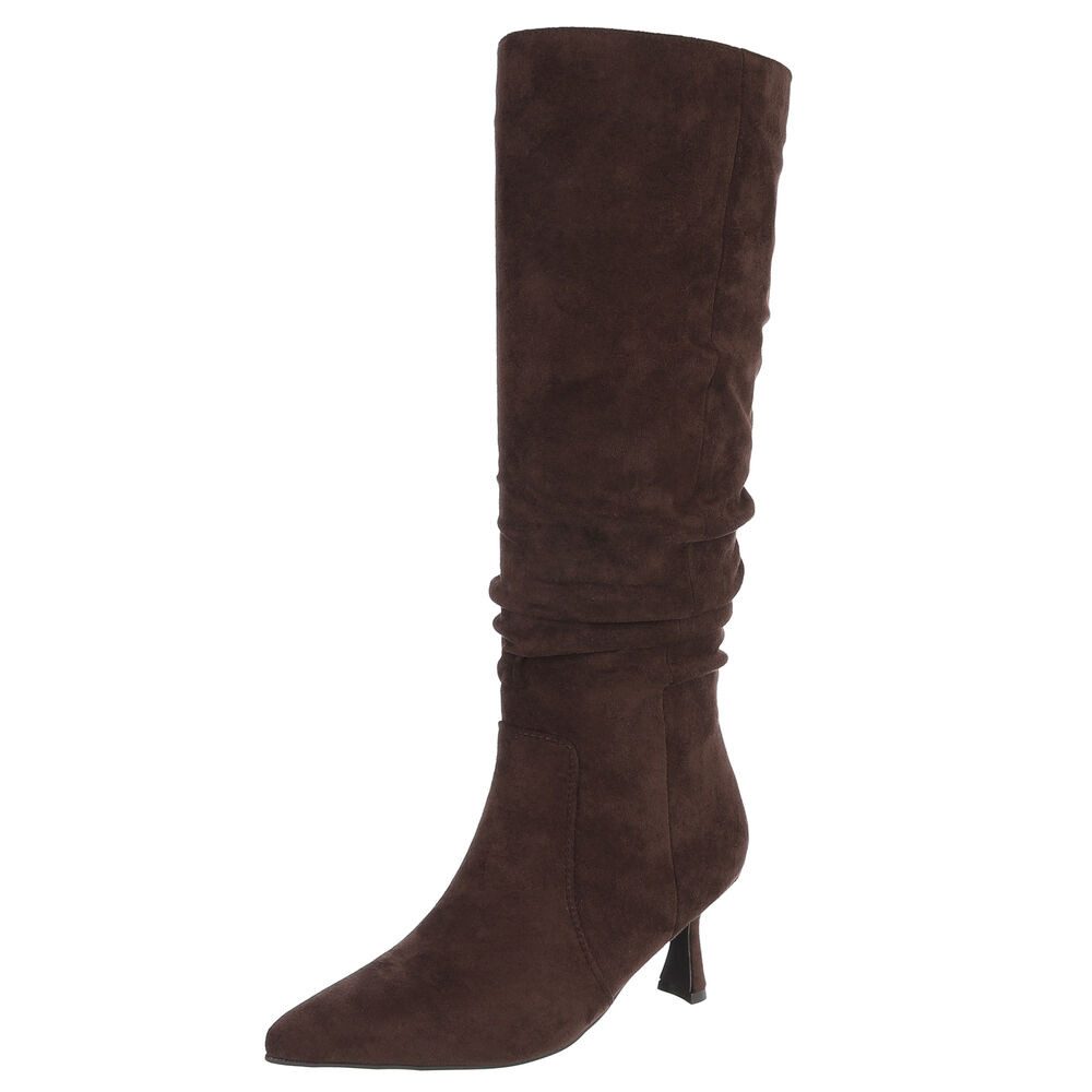 Ital-Design Elegante Overknee-Stiefel mit Stiletto Absatz günstig online kaufen