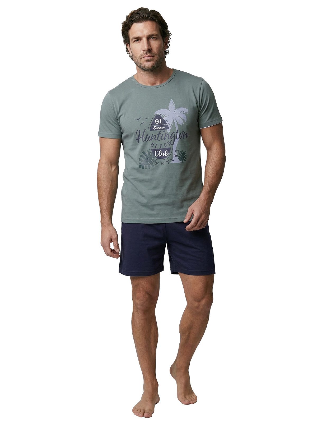 Henry Terre Shorty Pyjama Set Shorty - Beach günstig online kaufen