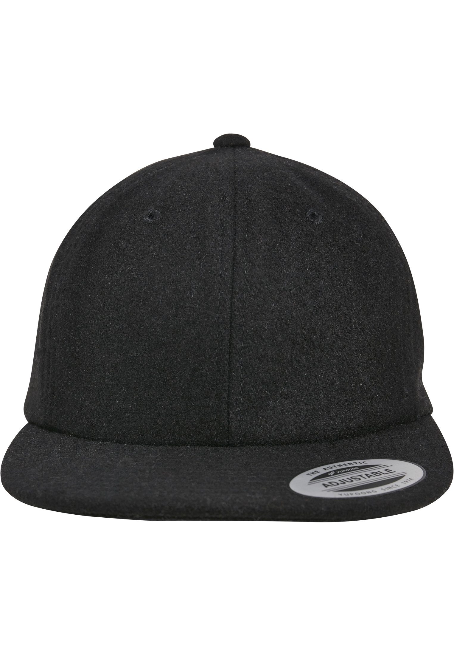 Melton Cap Flexfit Flex Snapback black Cap