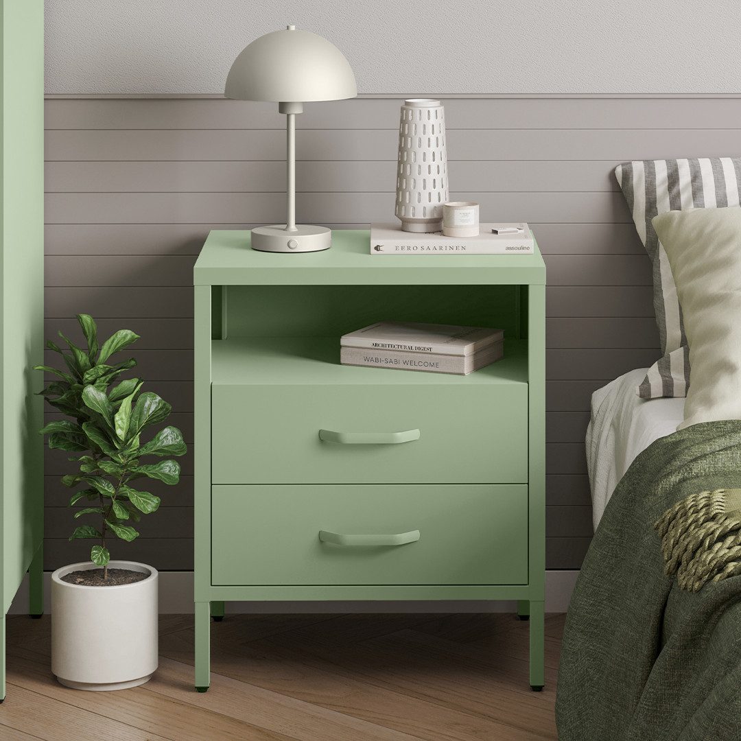 skølm Nachttisch Mizar (2-St., Beistelltisch), kompakt, mit 2 Schubladen günstig online kaufen