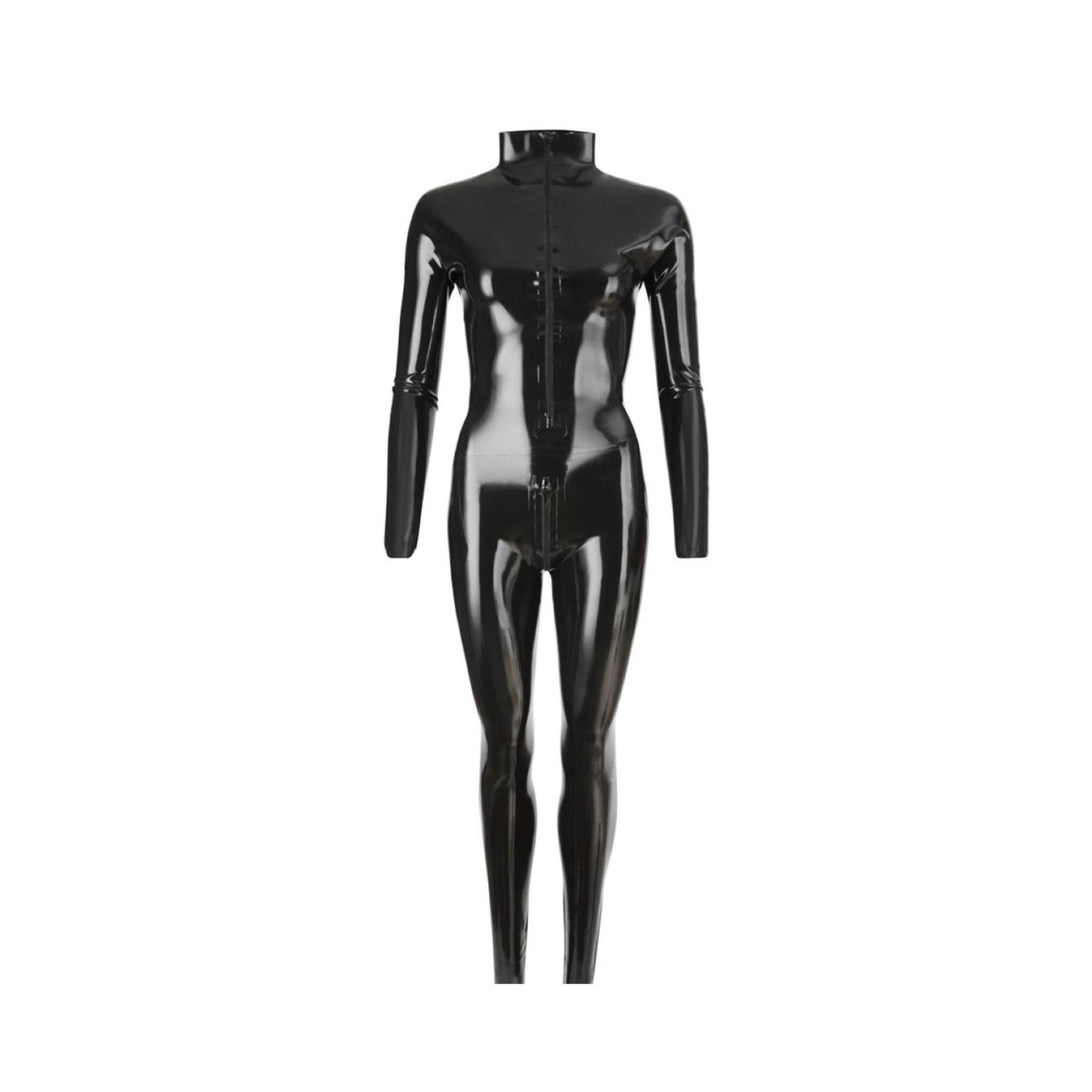 Late X Abendhandschuhe Late X - Catsuit aus Latex schwarz - (2XL,L,M,S,XL