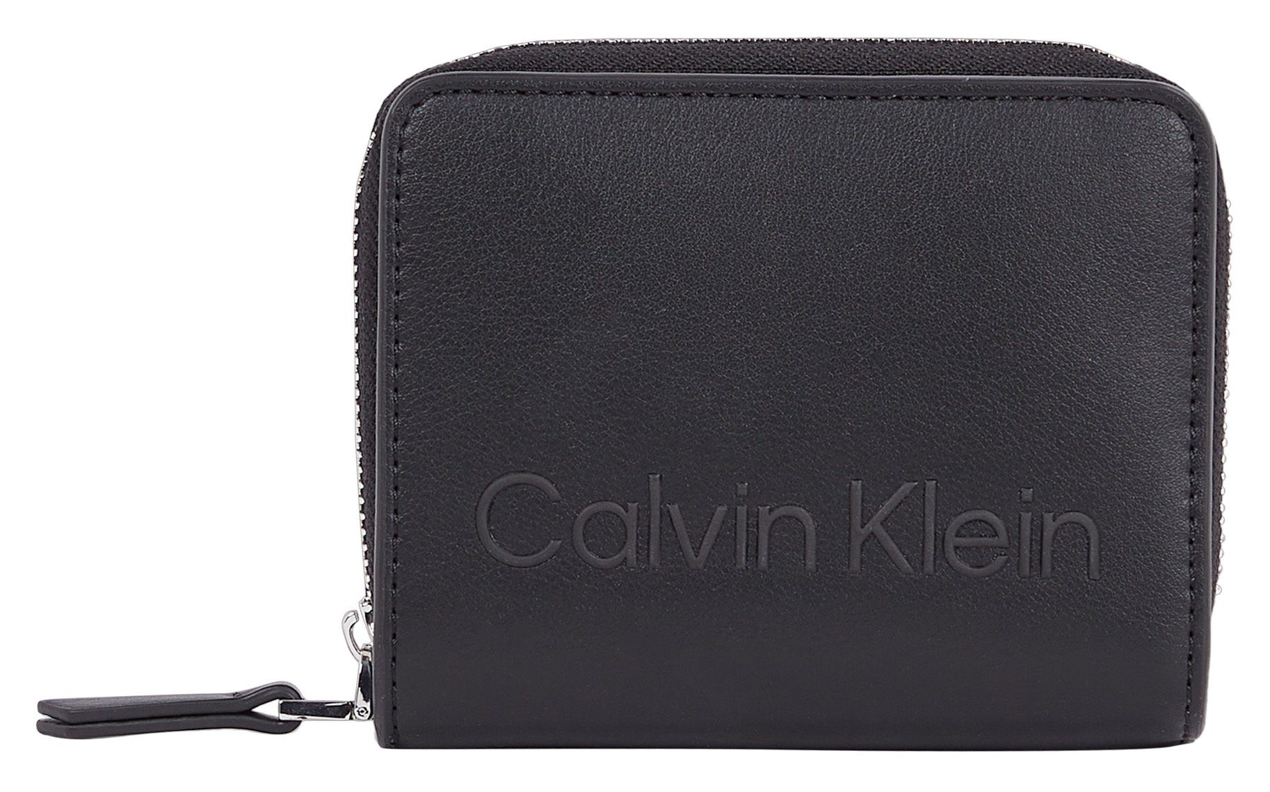 Calvin Klein Geldbörse CK SET ZA WALLET MD, im kleinen Format Ck-Black