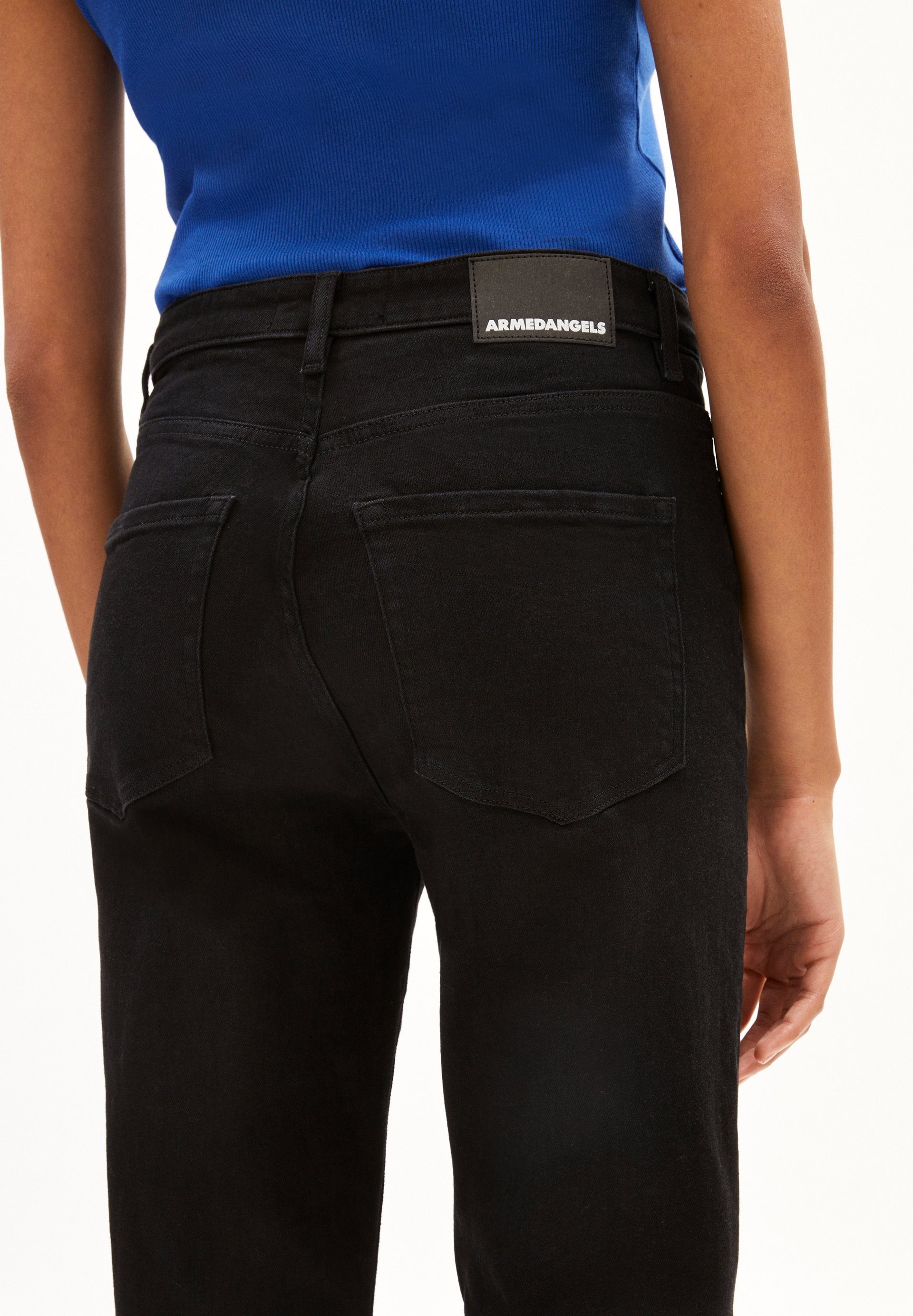 Armedangels Boyfriend-Jeans LINNAA Bootcut Jeans Bio-Baumwoll Mix X-Stretch (X-Stretch) High waist