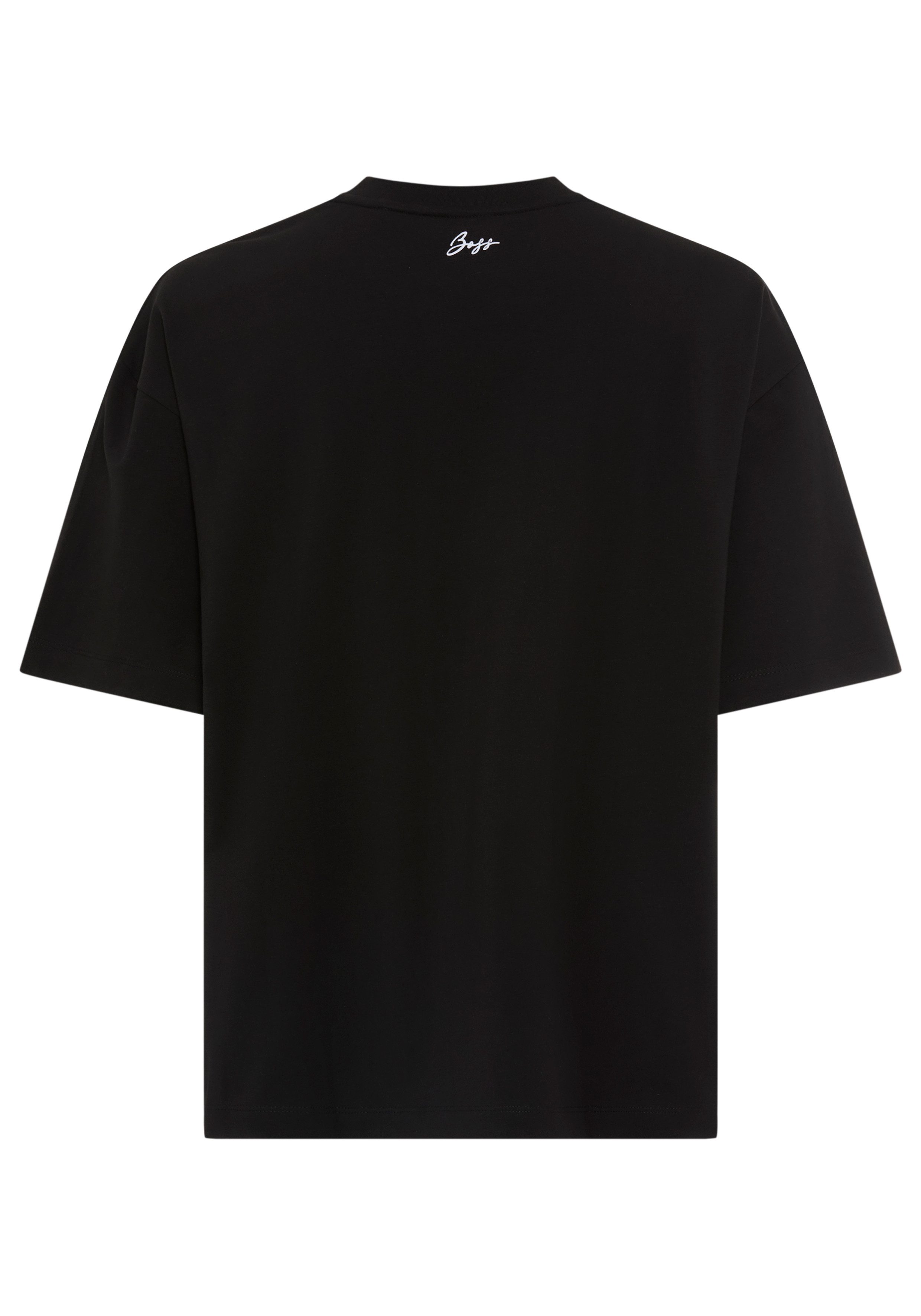 BOSS ORANGE T-Shirt Eboys Premium Damenmode Oversize Fit mit Print